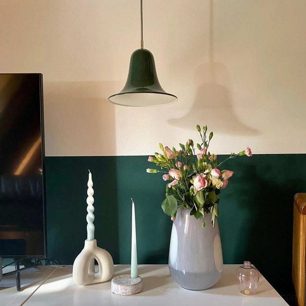 Bells modern pendant lamp in Scandinavian minimalist interior, Nordic design aesthetic, contemporary home lighting