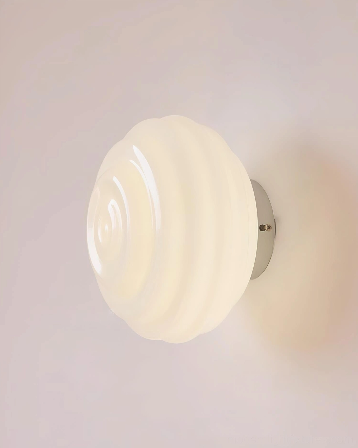 Beverly contemporary wall light chrome silver finish frosted ribbed glass studio background