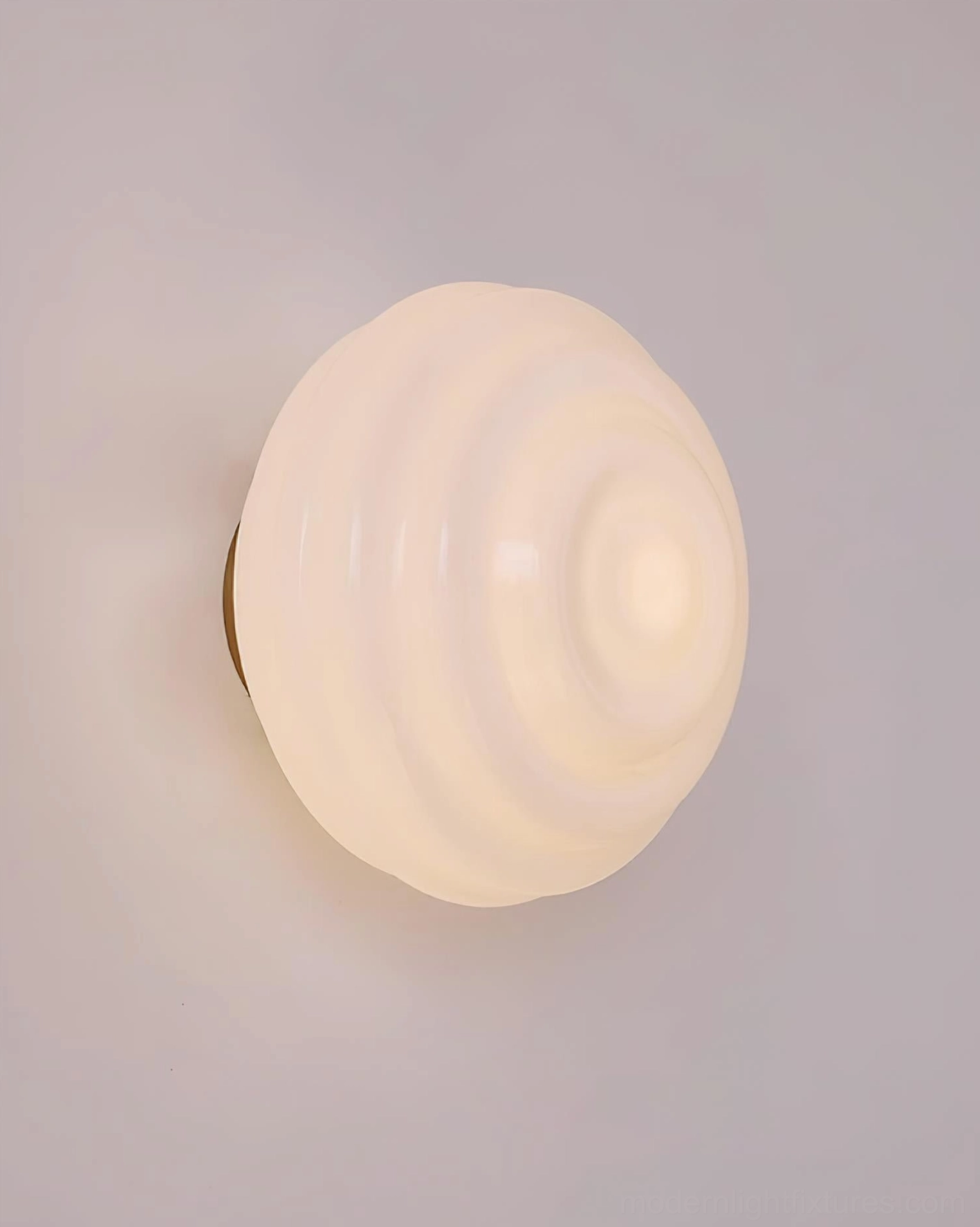 Beverly wall sconce gold finish ribbed frosted glass shade studio lighting fixture