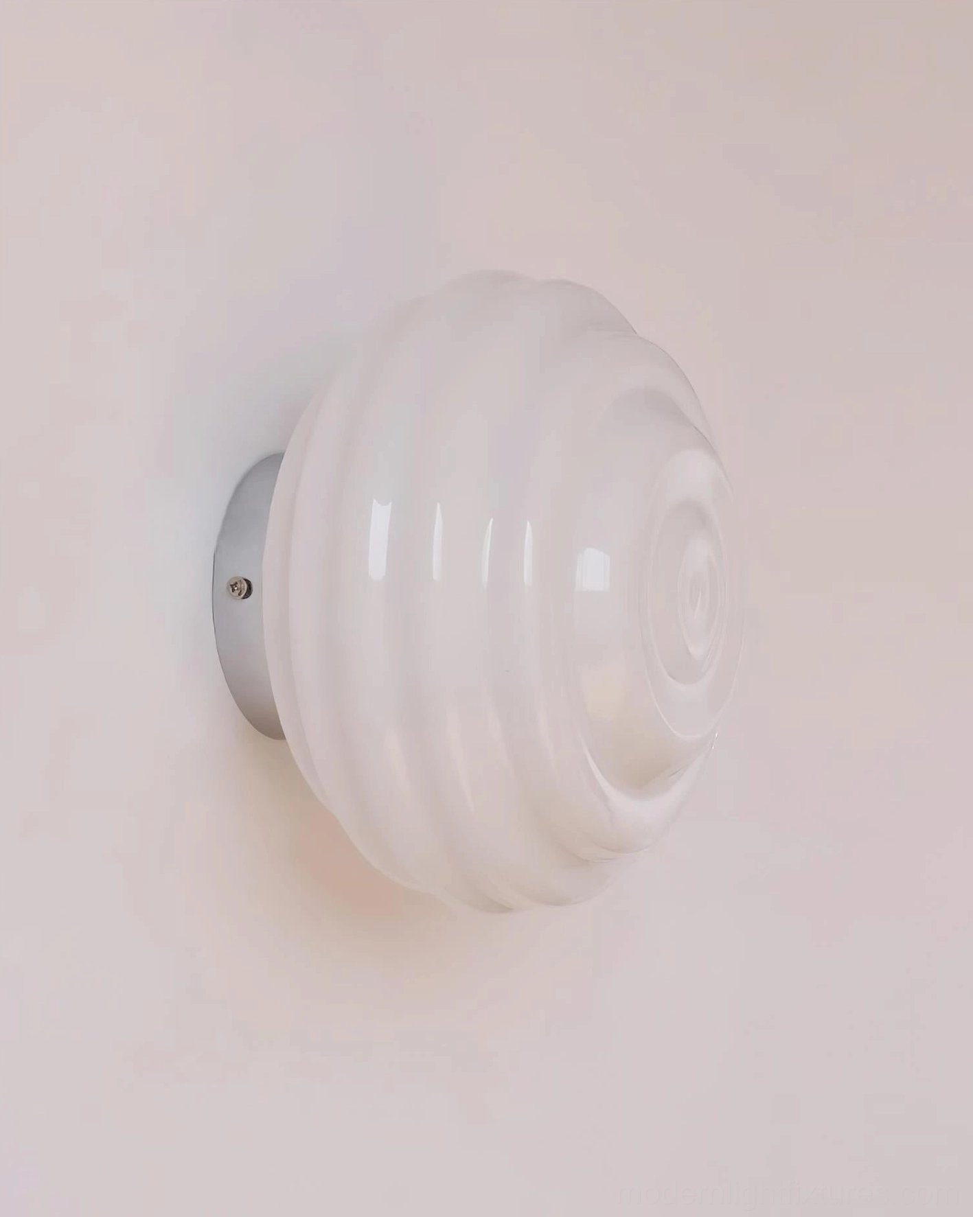 Beverly ribbed glass wall light fixture scandinavian modern interior design aesthetic