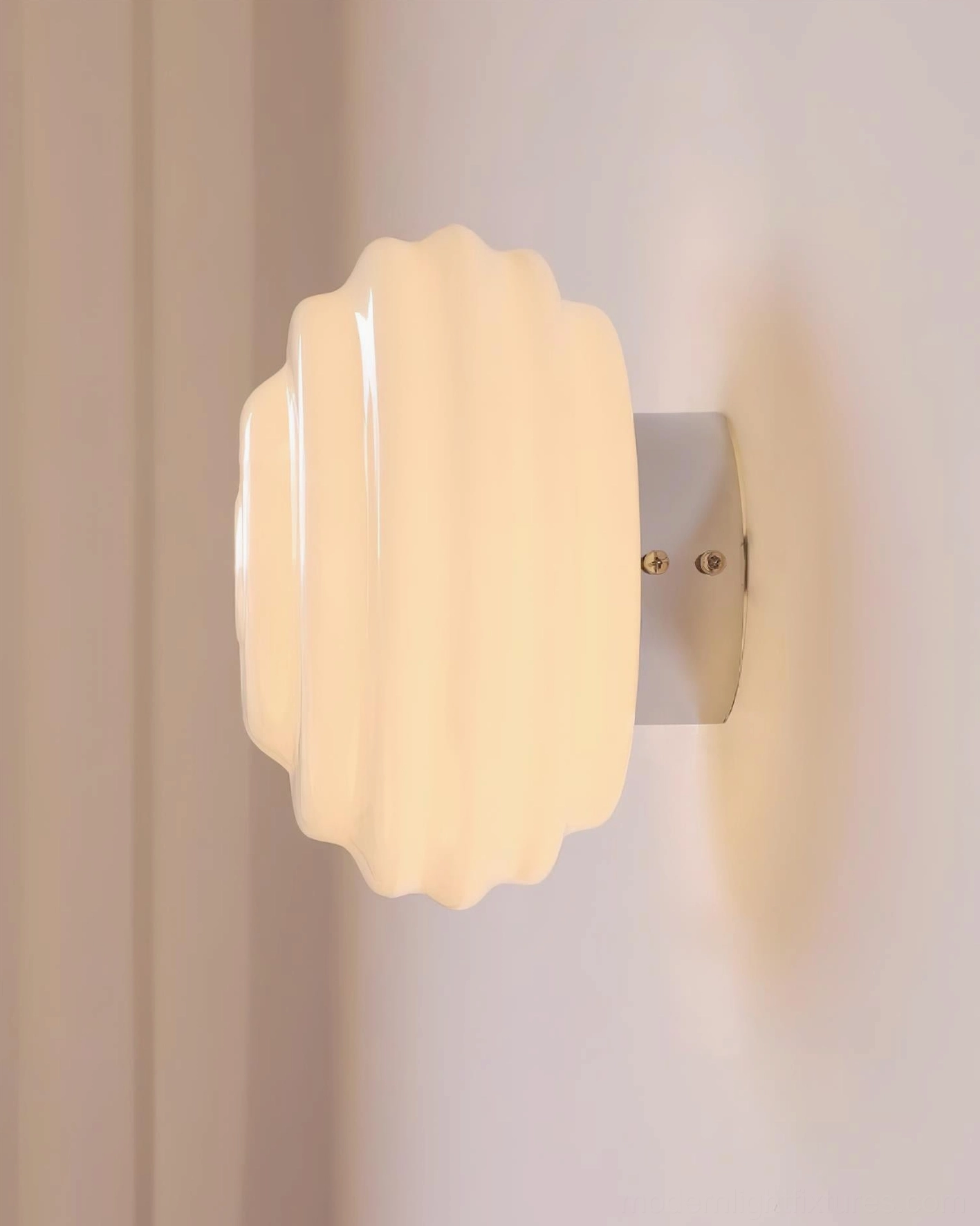 Beverly contemporary wall sconce integrated bedroom vanity mirror lighting solution warm glow
