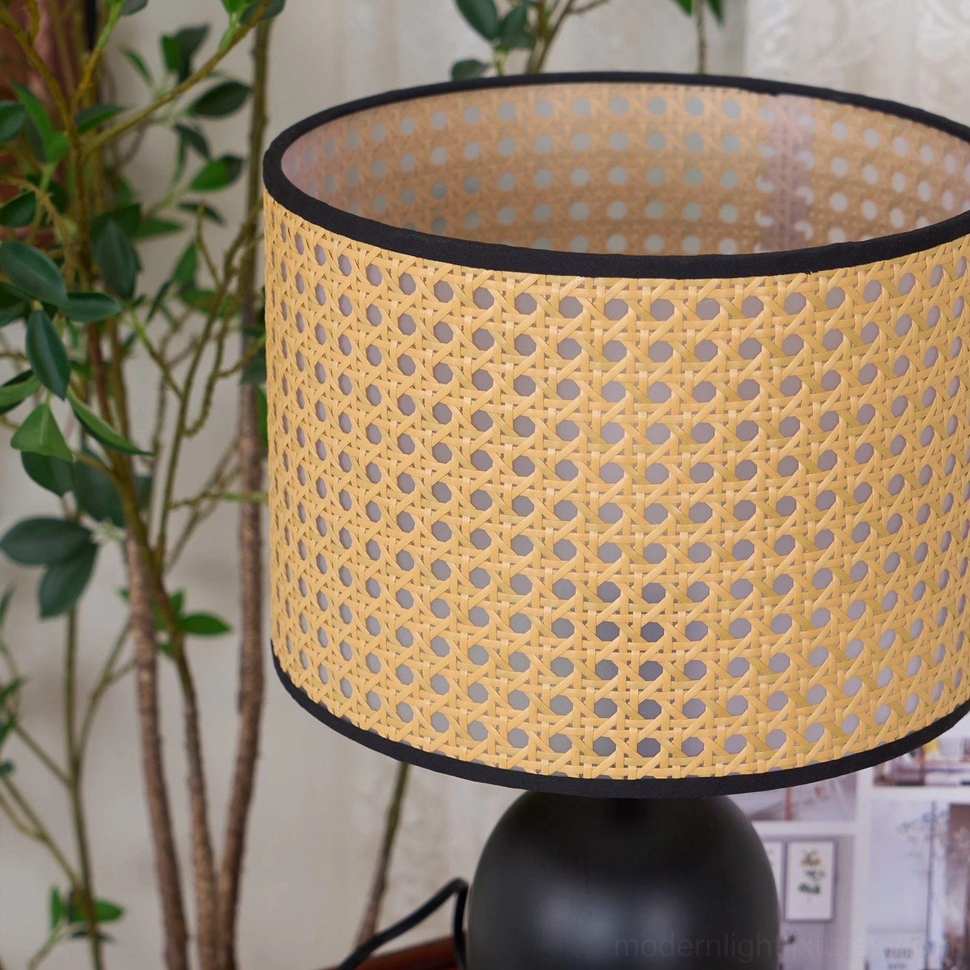 Blakely table lamp living room side table creating cozy reading conversation nook