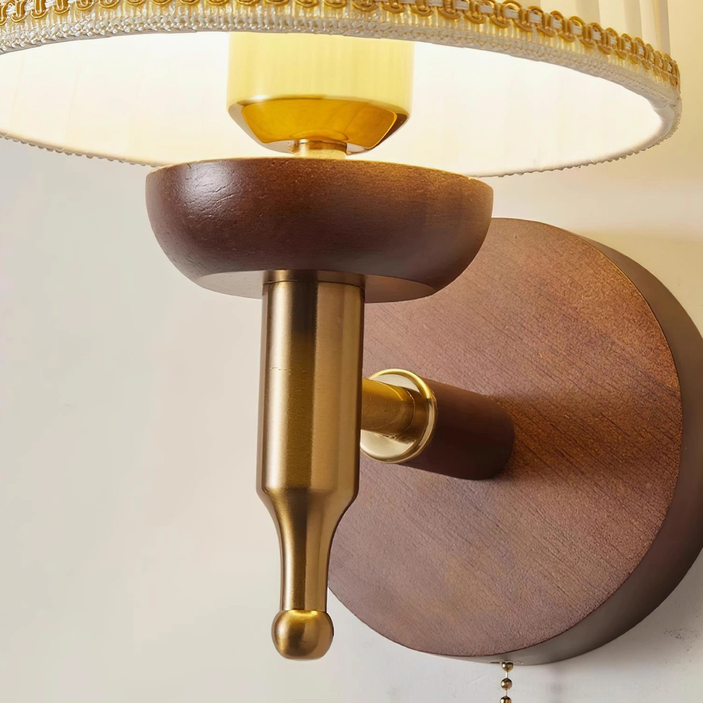 Blixen wall sconce warm ambient lighting in contemporary interior design setting