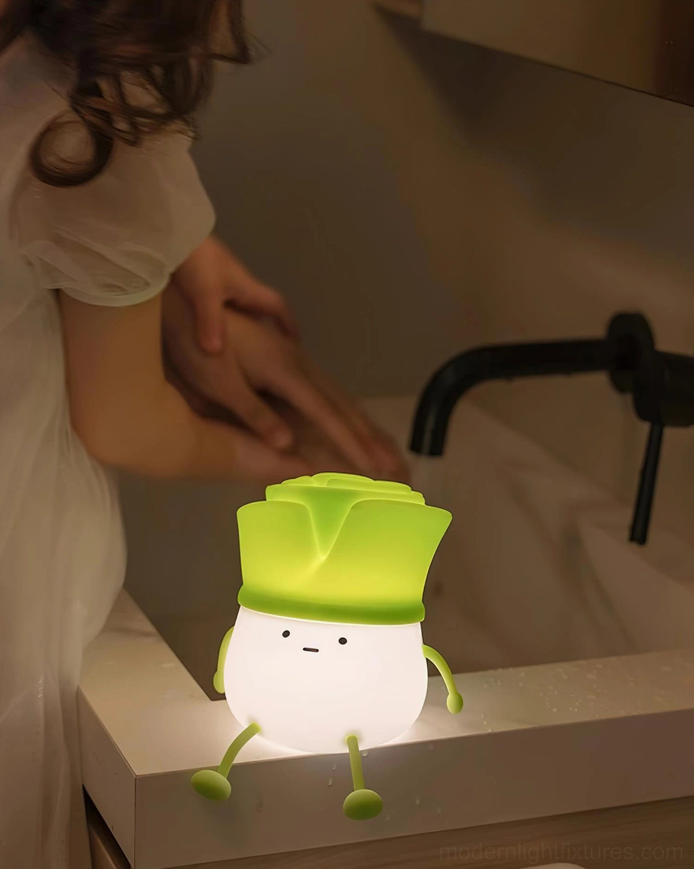 Bok choy cute silicone night light premium quality showcase
