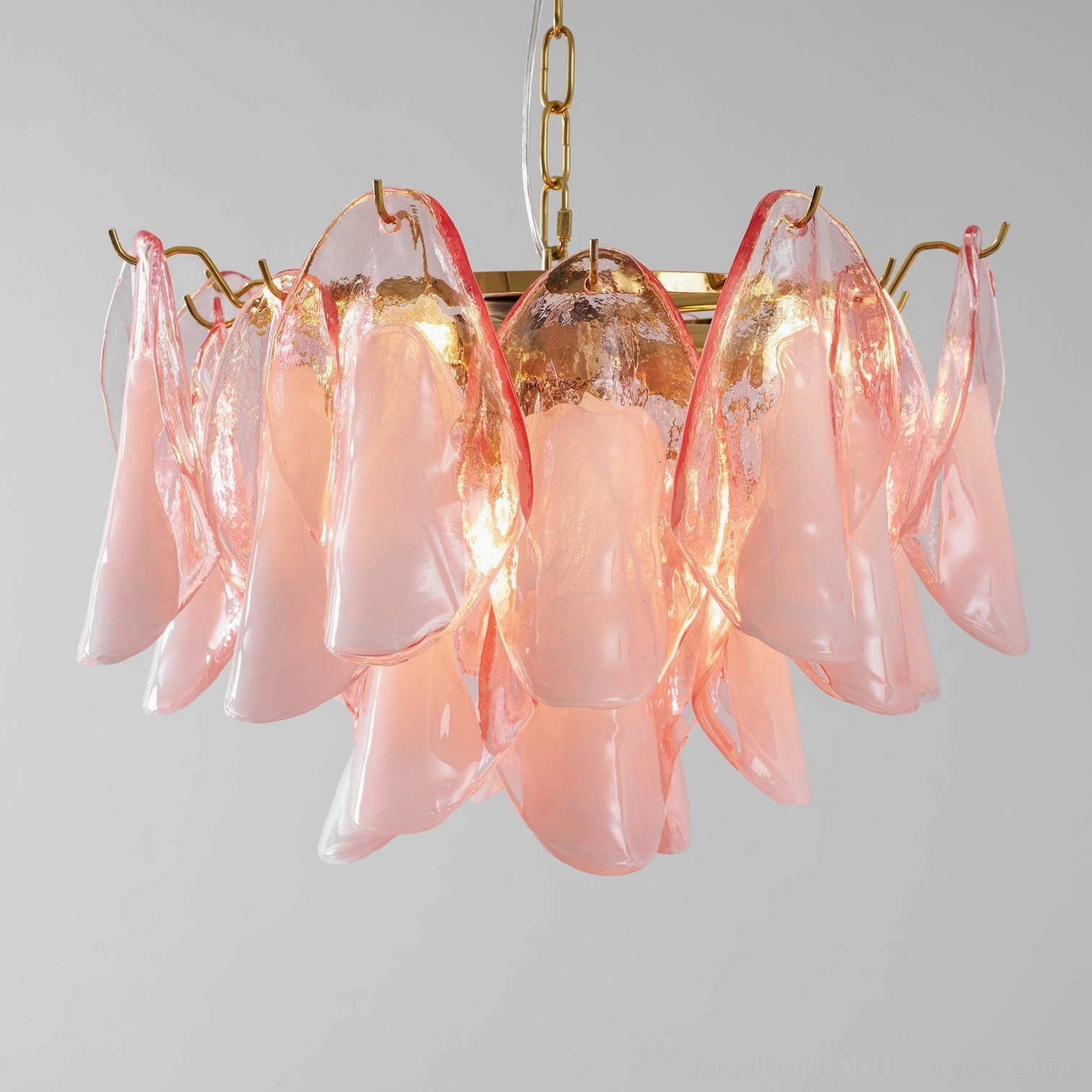 Botanical glass petal chandelier dimmer compatibility and LED bulb recommendations