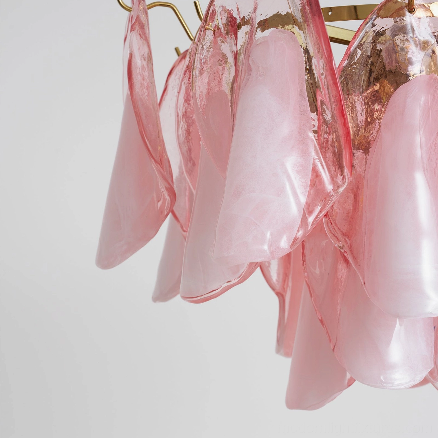 Botanical glass petal chandelier design inspiration botanical art nature aesthetic
