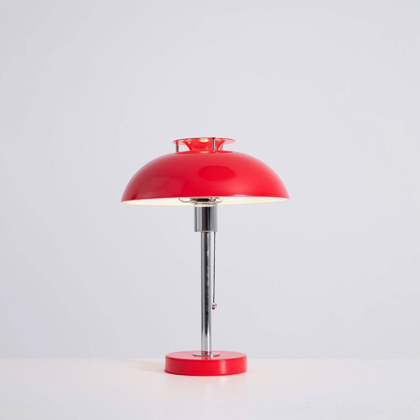 Bowie table lamp architectural drawing perspective showing dimensional form and assembly design