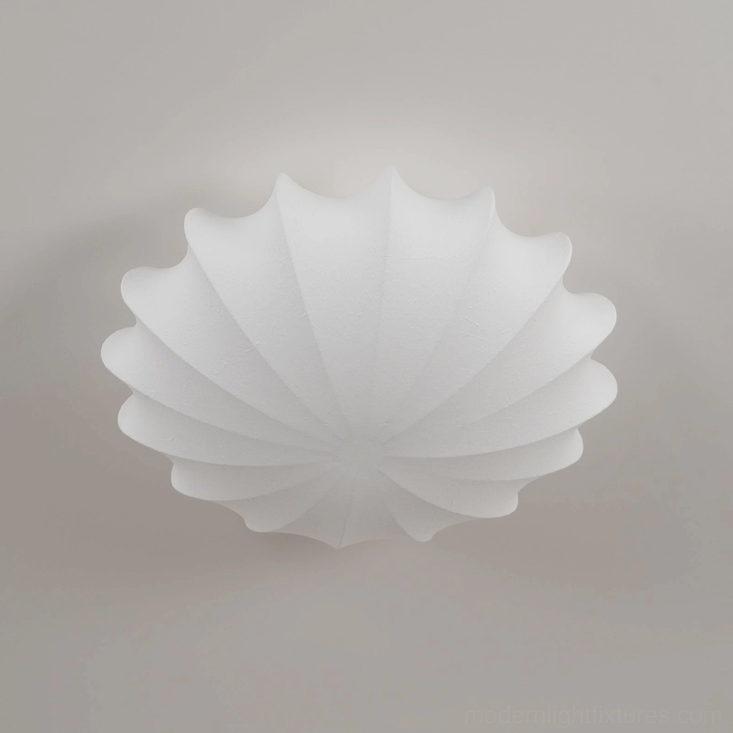 Modern bubble ceiling light creating warm ambient lighting for evening relaxation and dining