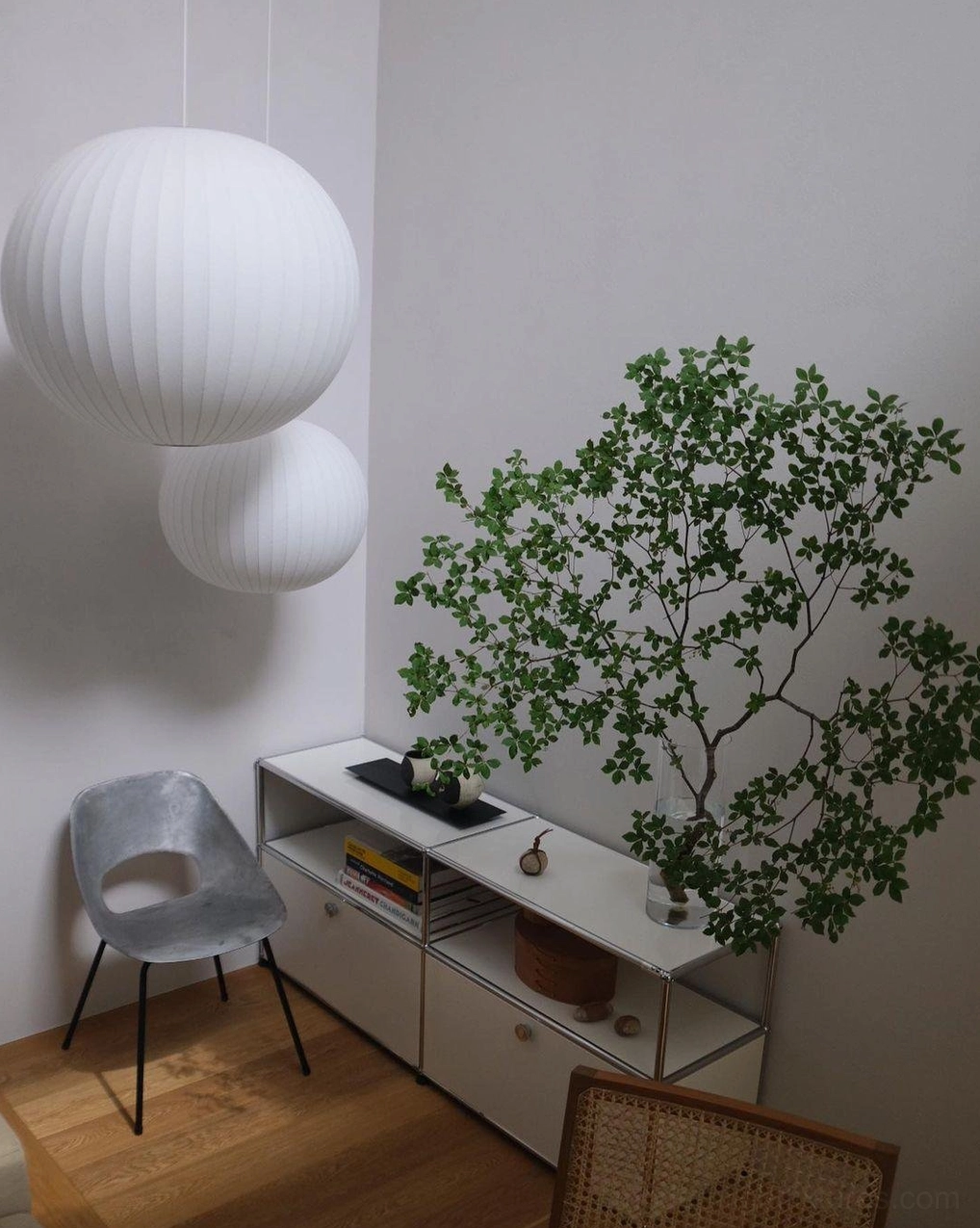 Bubble pendant light with dimmer control - adjustable contemporary lighting