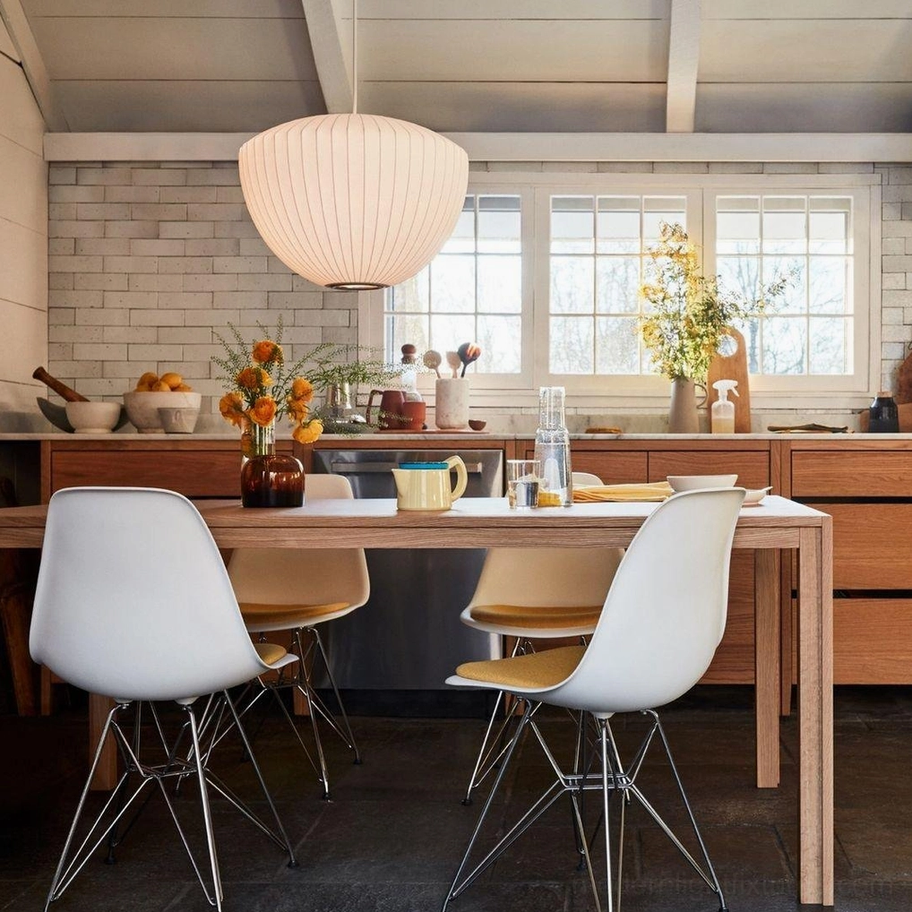 Bubble pendant light installation hardware - ceiling mounting detail