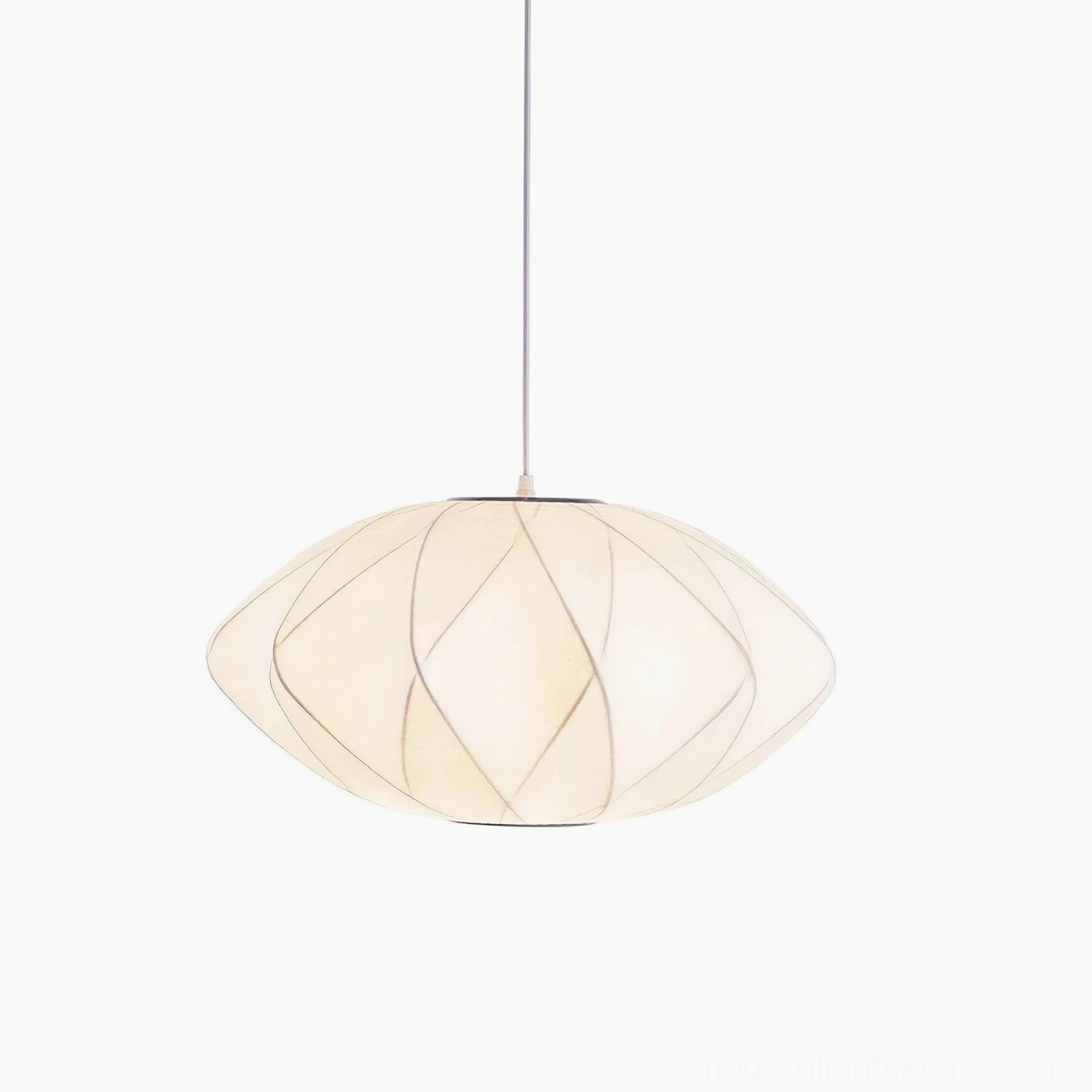 Bubble pendant light LED bulb compatible - energy efficient lighting option