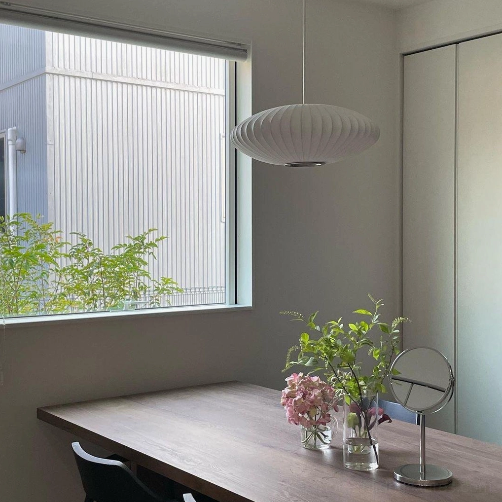 Bubble pendant light product showcase - commercial photography angle