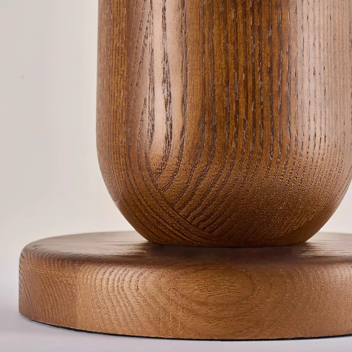 Cabin table lamp featuring traditional plaid pattern and natural wood craftsmanship