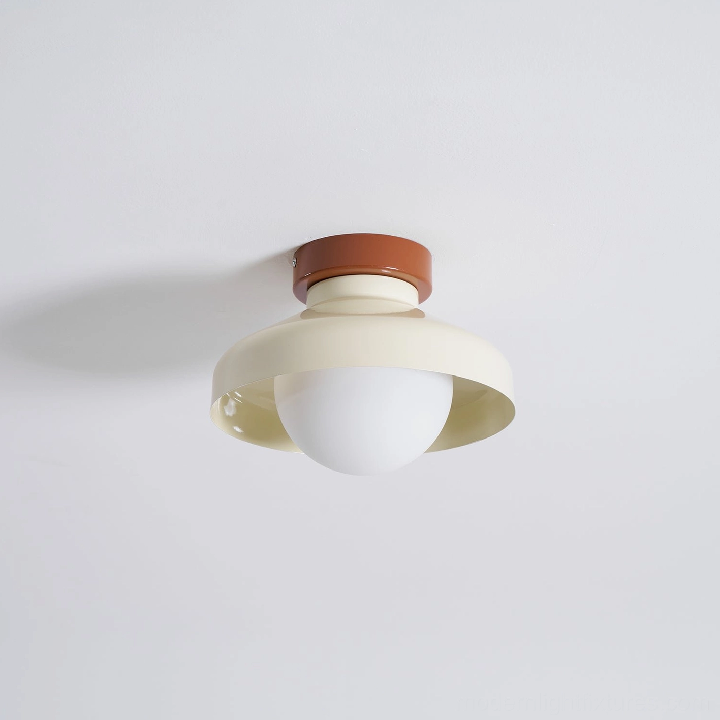 Calico modern ceiling light fixture architectural installation and mounting detail