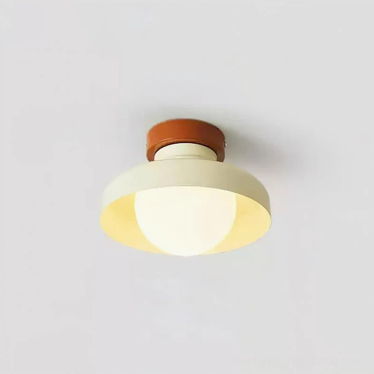 Calico modern ceiling light fixture showing illumination and ambient lighting effect