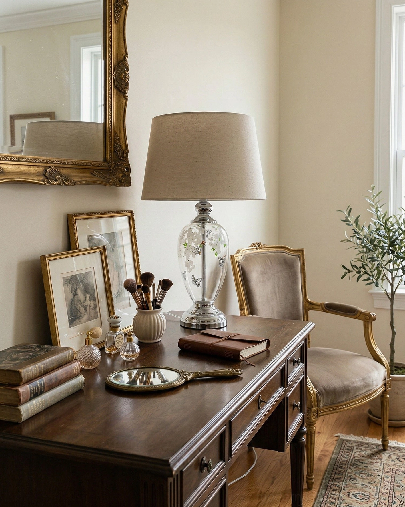 Calista table lamp vintage home office study room desk styling