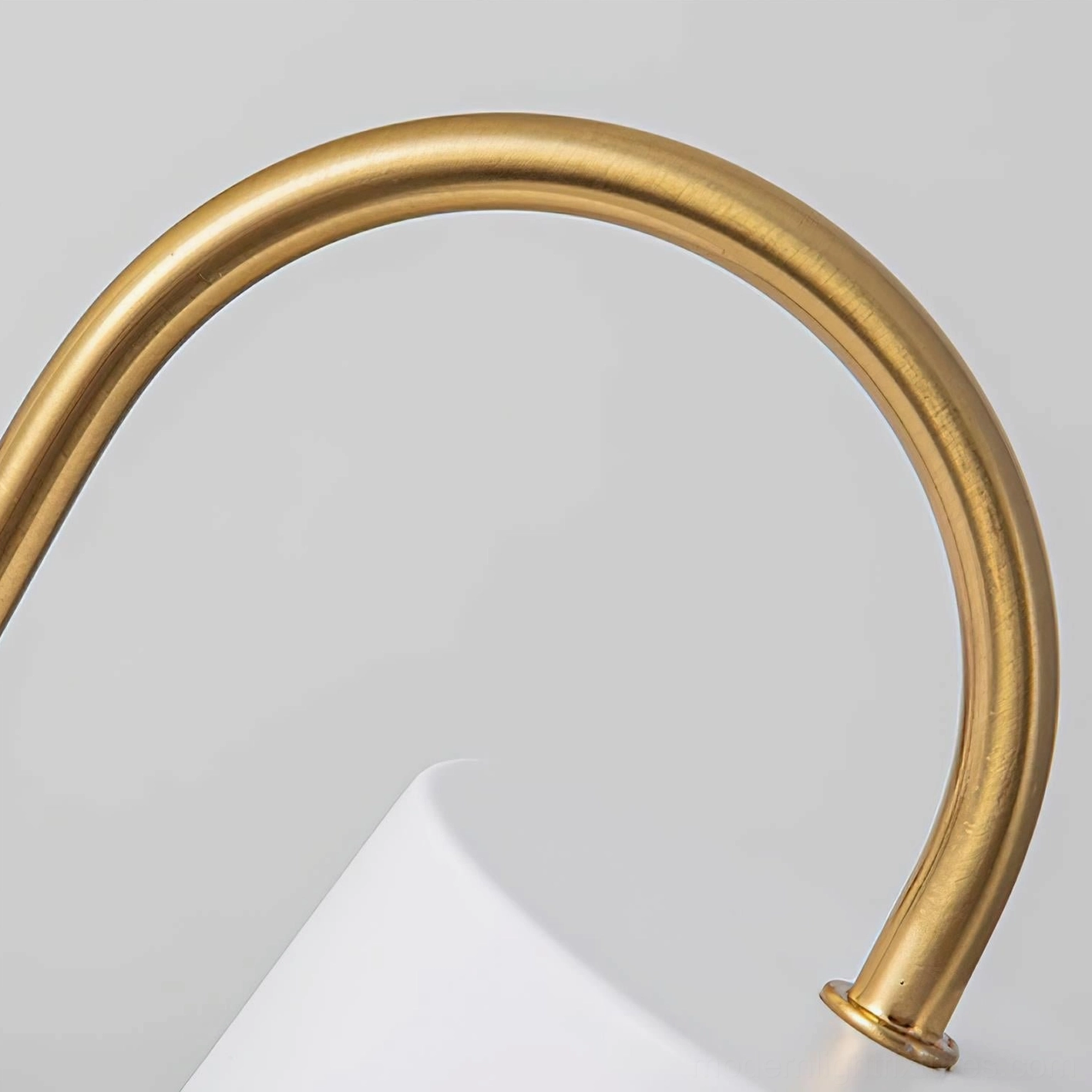 Candle warmer lamp modern design adjustable brass arc arm contemporary home lighting