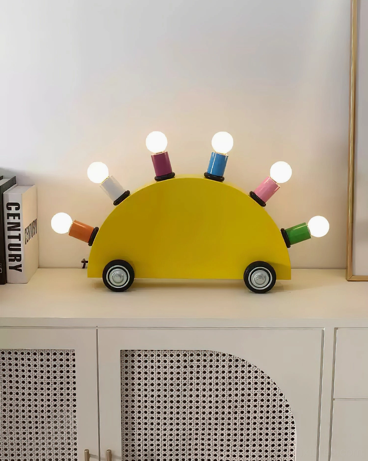 Cartoon car table lamp G9 socket compatibility LED bulb specification details