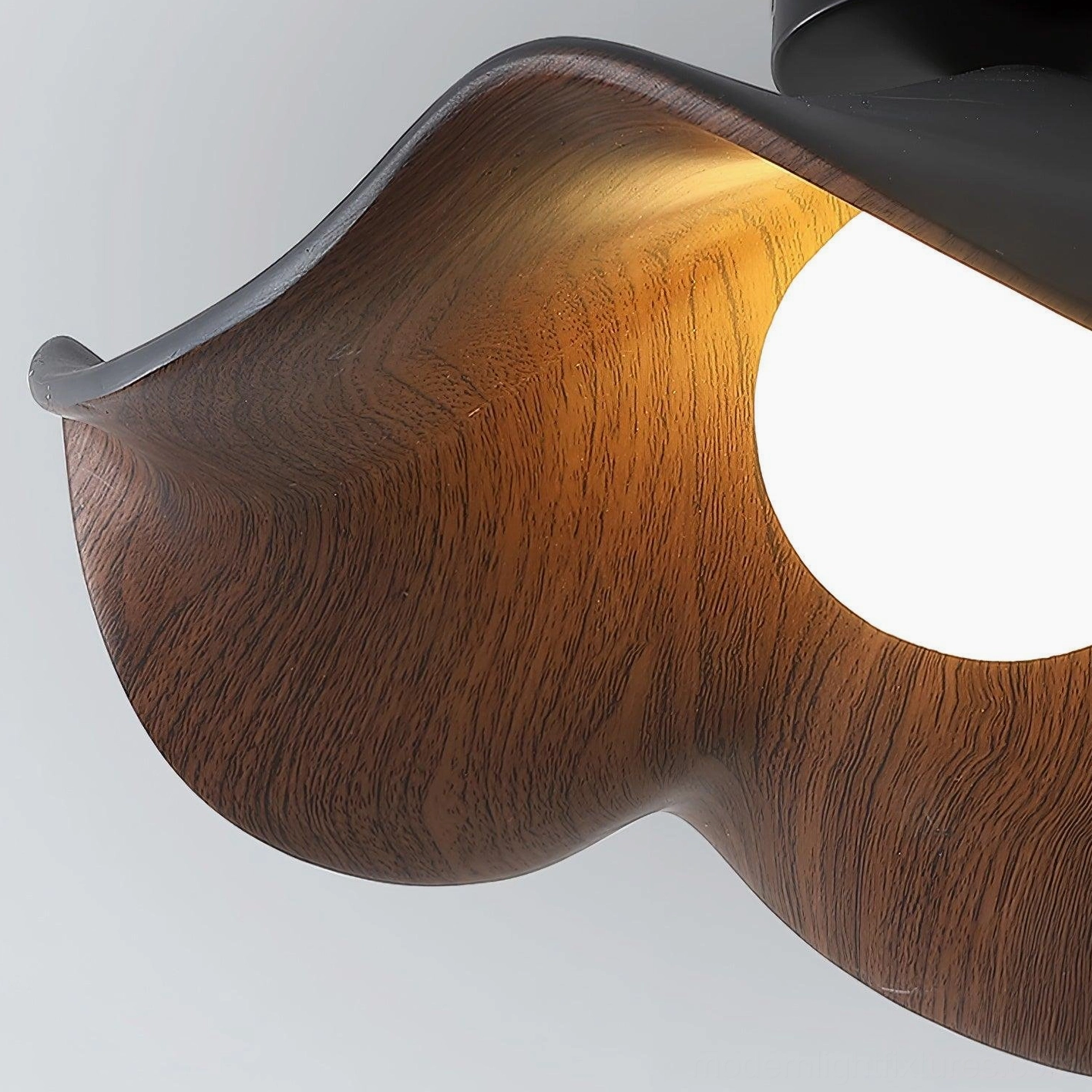 Casia ceiling light base and mounting bracket showing hardware installation