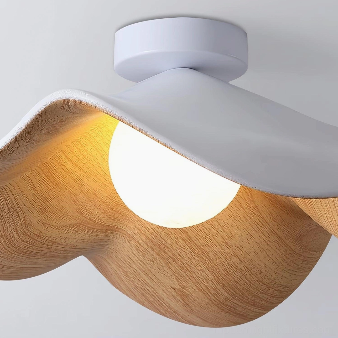 Casia modern ceiling light with dual installation options - ceiling and wall mount