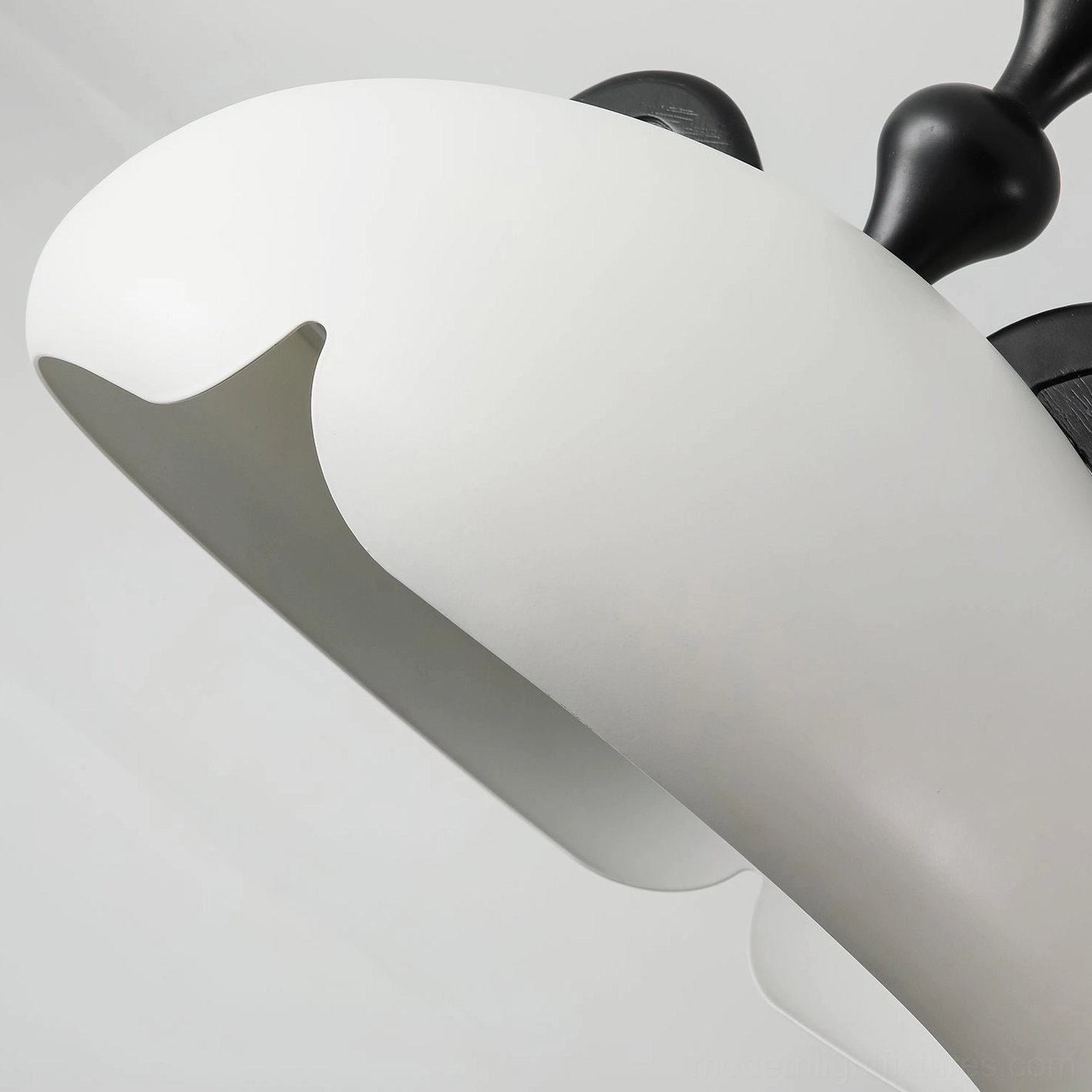 Cat ear ceiling light fixture - damp-rated modern pendant for residential interior spaces
