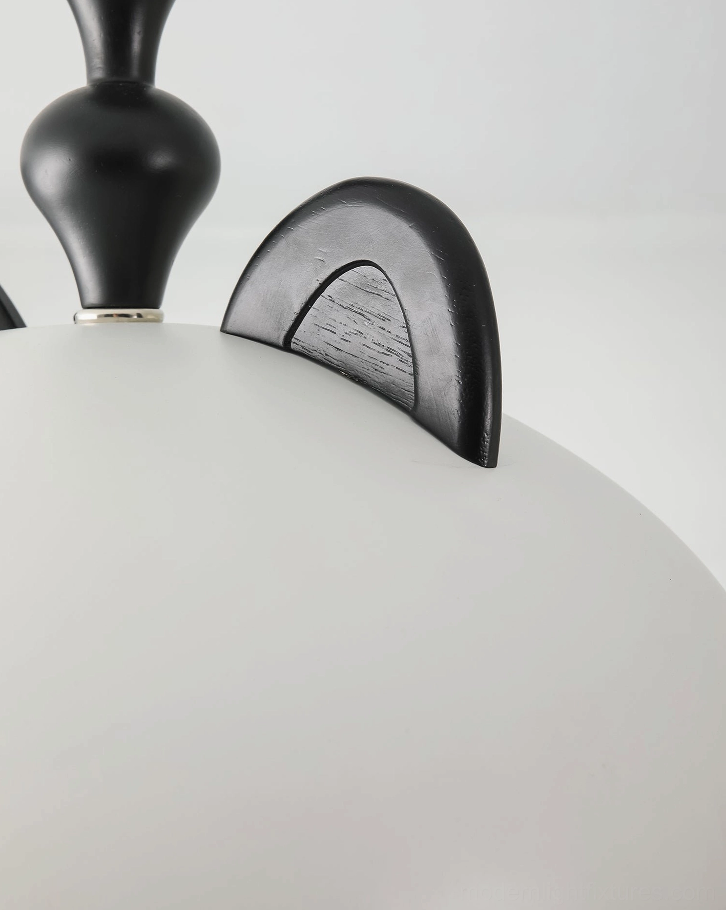 Cat ear pendant ceiling light - Scandinavian minimalist design with natural wood elements