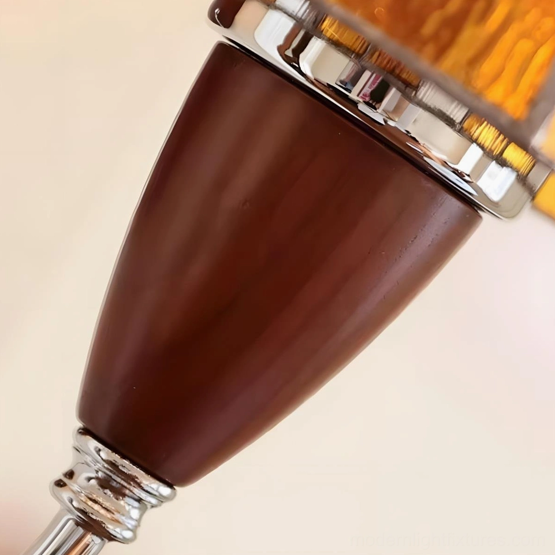 Cavero sconce color variation showcase with clear and amber stained glass shade options side-by-side