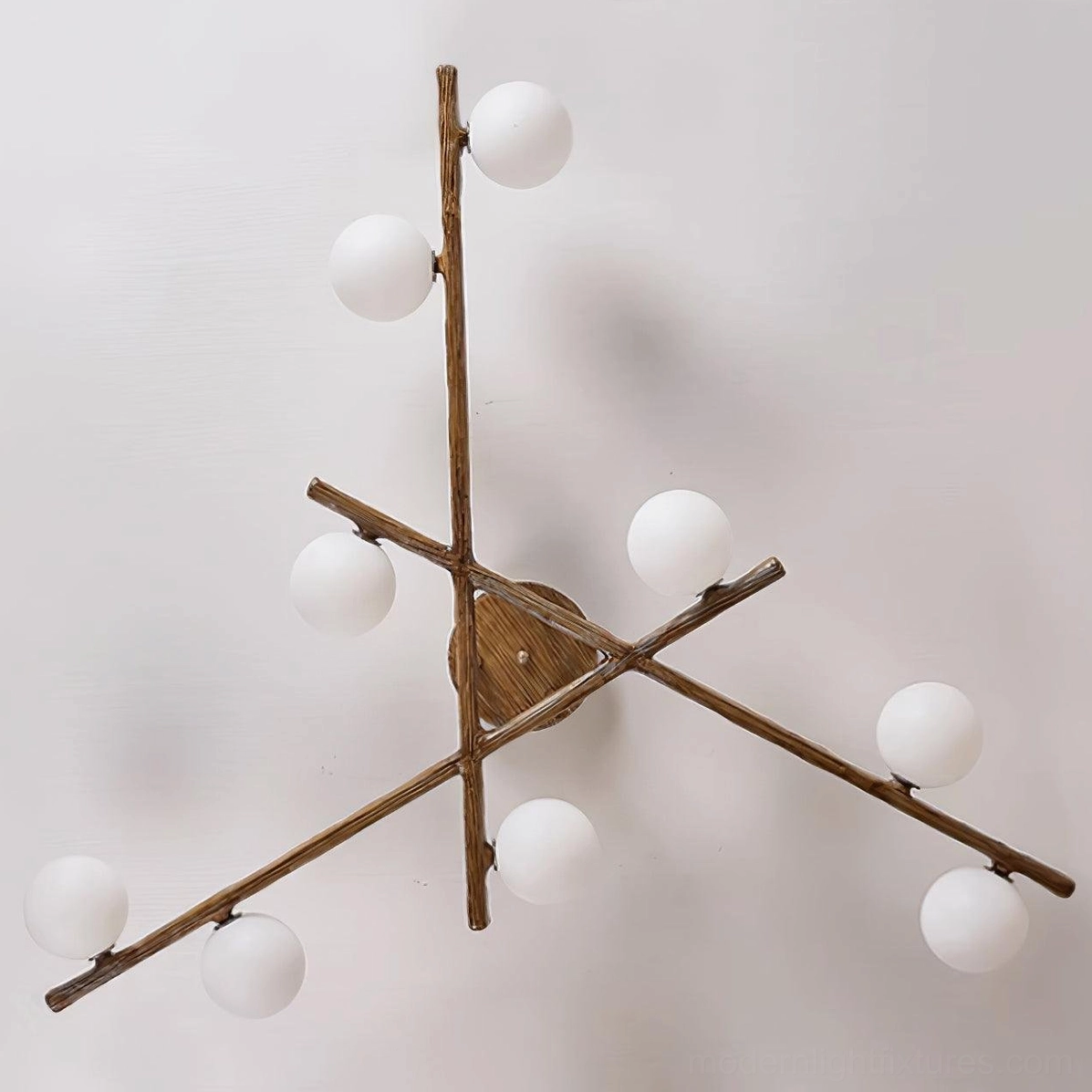Ceiling light fixture interior styling - living room ambient illumination example