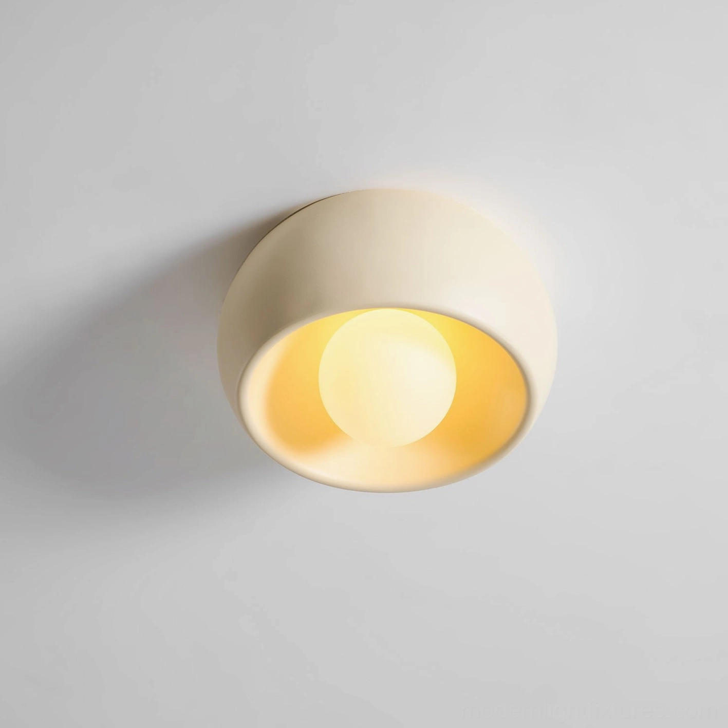 Contemporary ceiling light with minimal ornamentation suitable for modern residential interiors