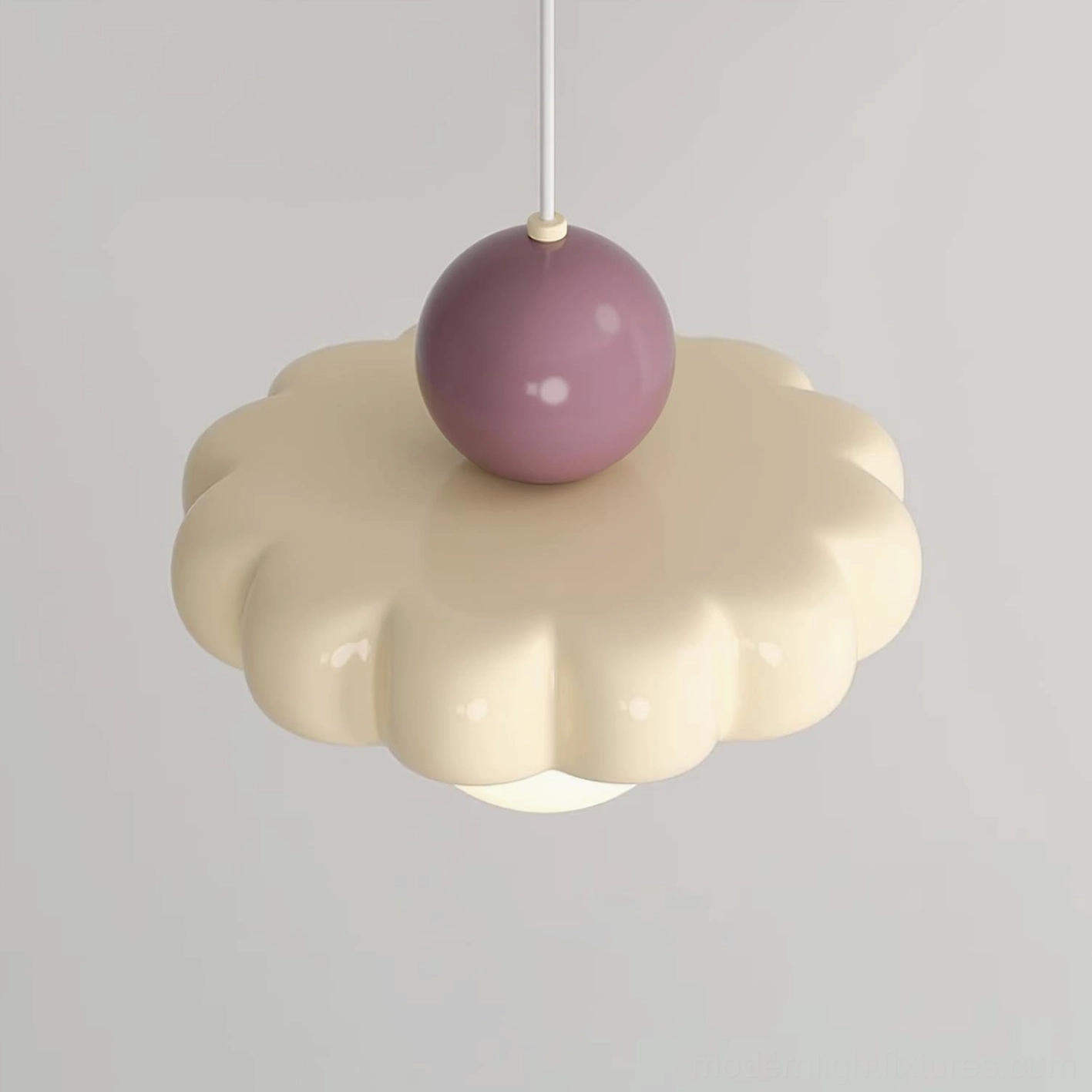 Celena pendant lamp cream shade structure, hand-woven design quality craftsmanship detail