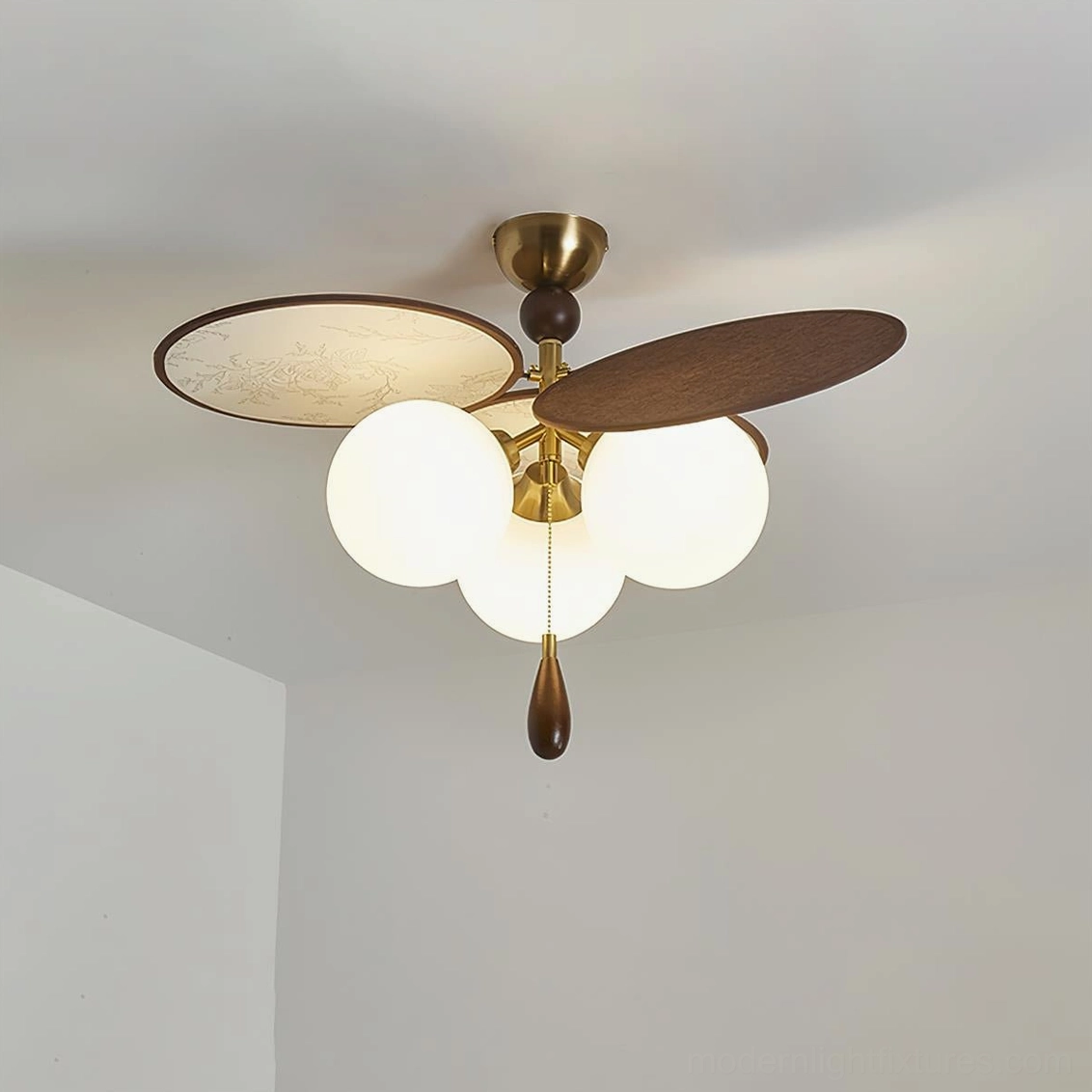Large Celestial Spin ceiling fixture installation showing scale and proportion in interior space