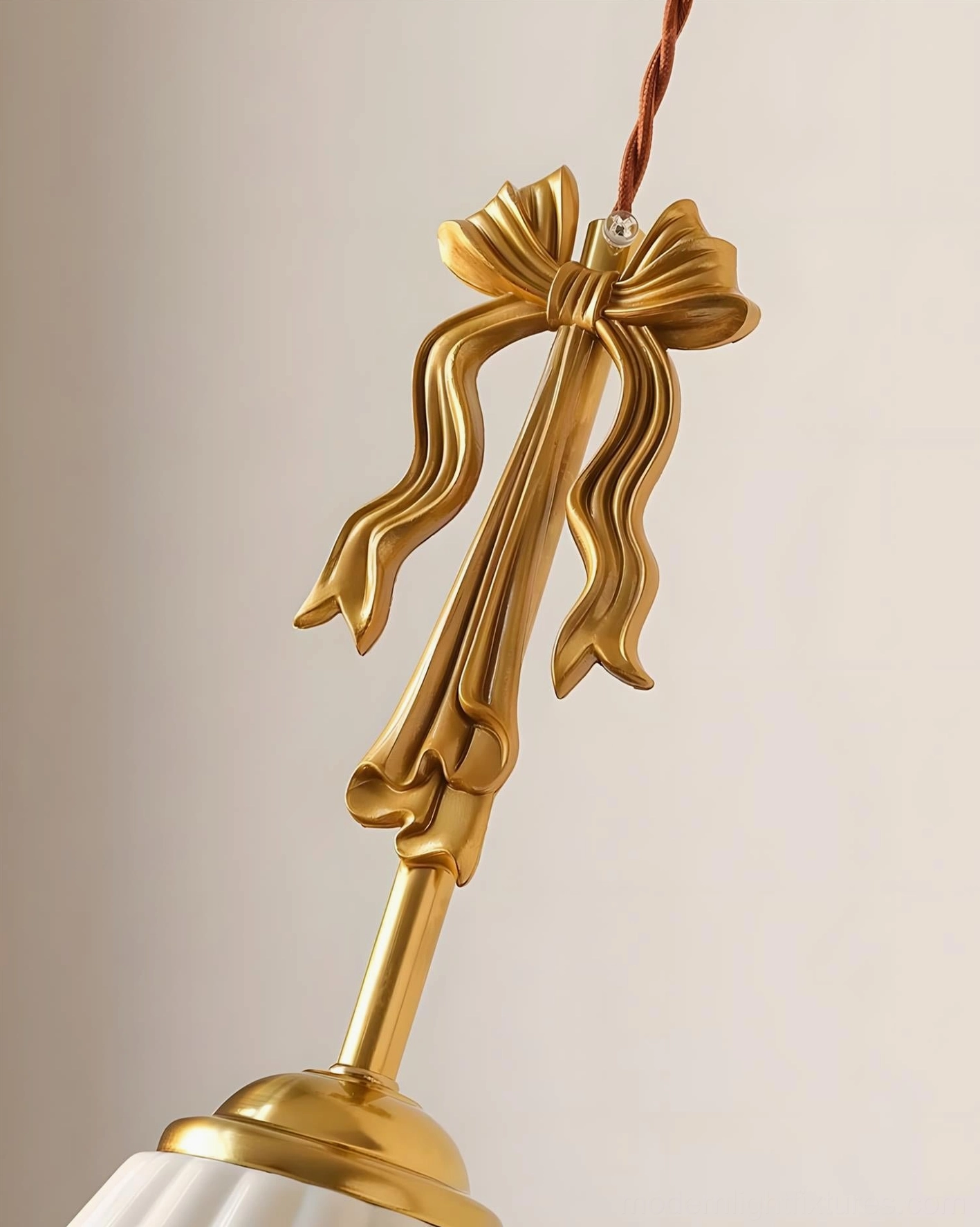 Celestine wall sconce vintage-style pendant lamp with decorative ceramic shade and brass gold finish