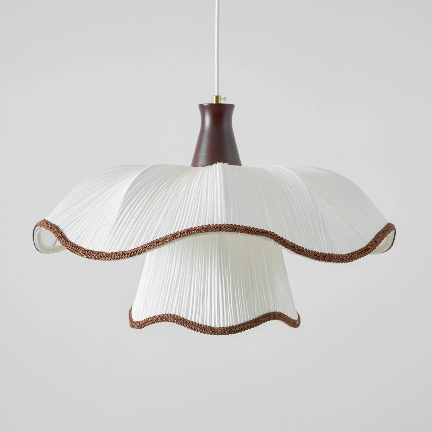 Ceriva ruffled pendant lamp pastoral charm Scandinavian interior design