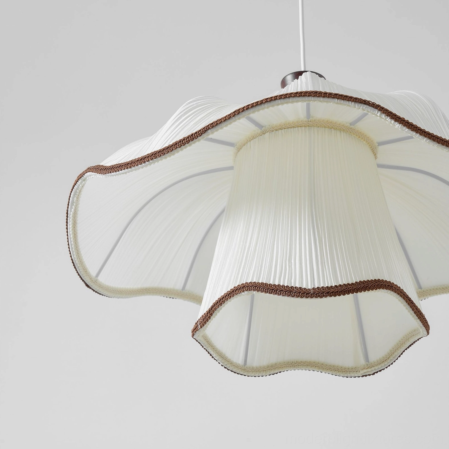 Ceriva ruffled pendant lamp hand-finished details vintage retro interior aesthetic