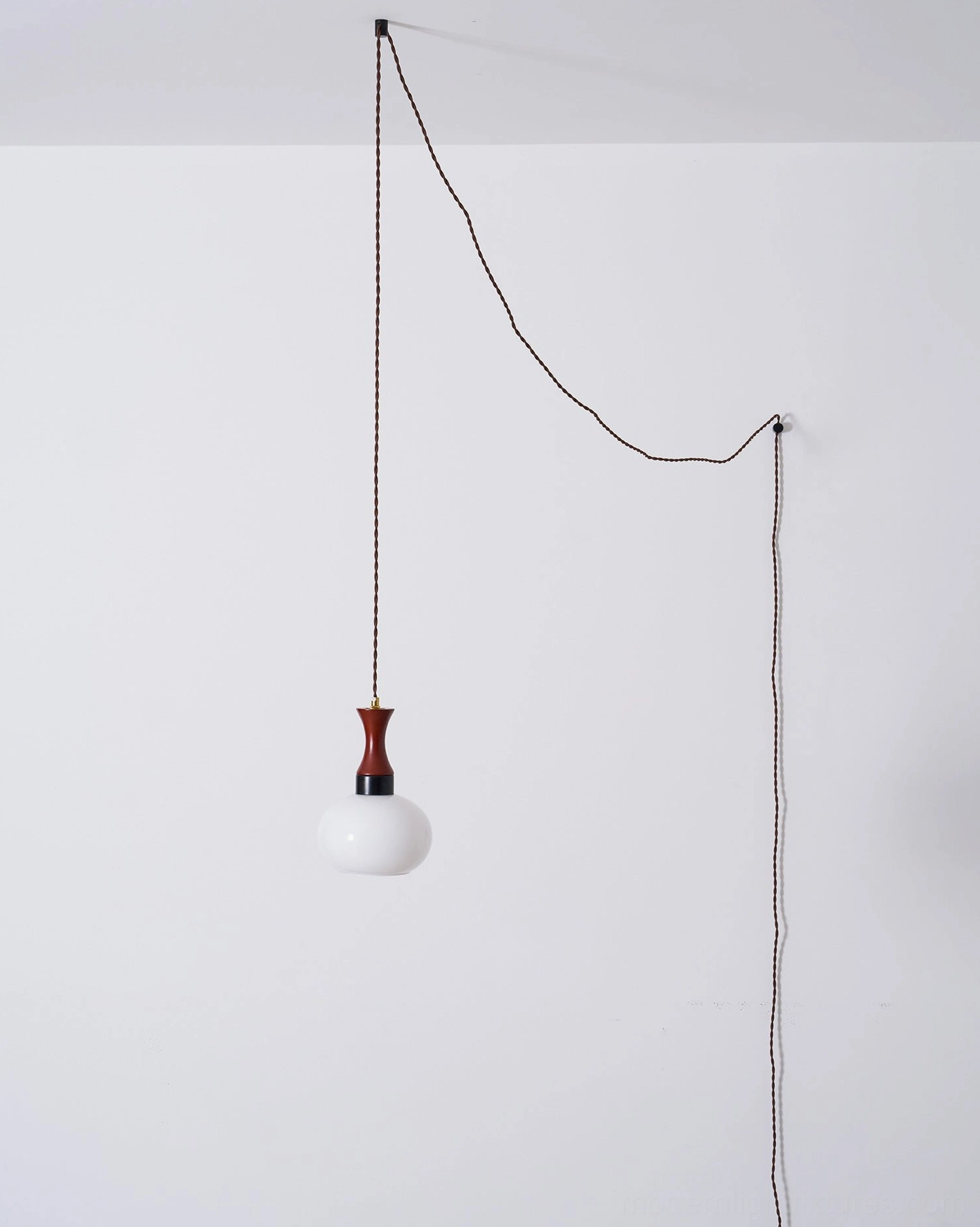 Chara plug-in pendant light showcasing timeless design and sophisticated elegance