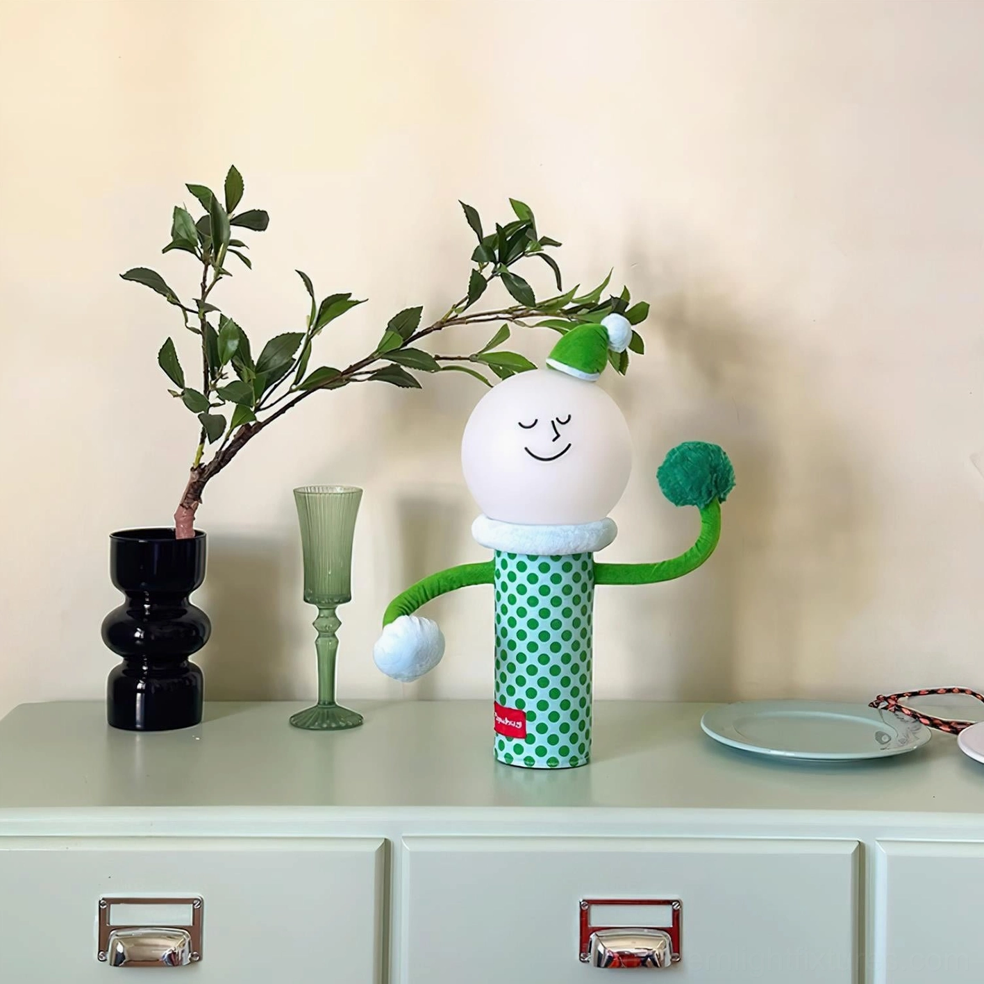 Character table lamp multiple color variants display comparison all styles available