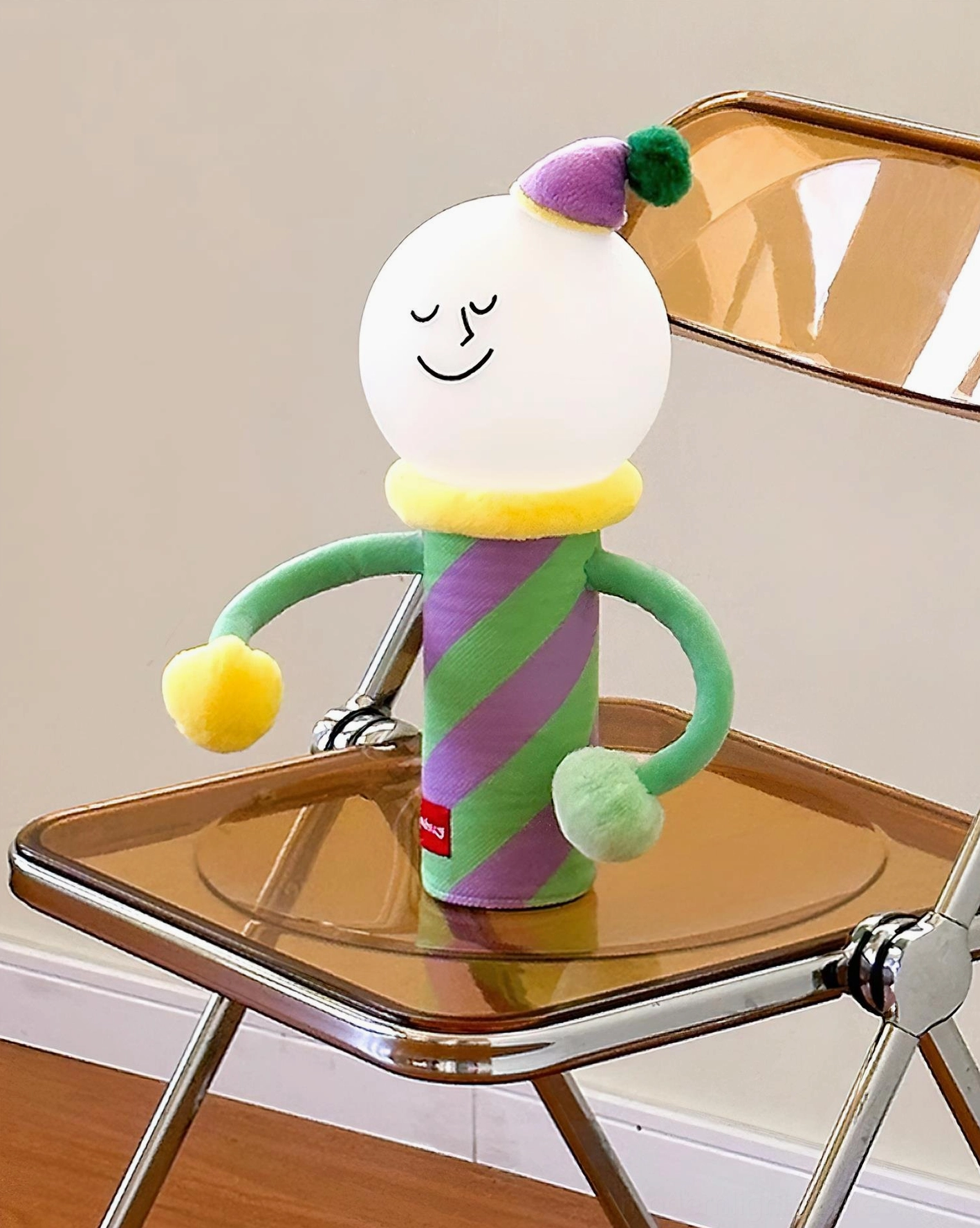 Character table lamp USB rechargeable base port charging convenience feature