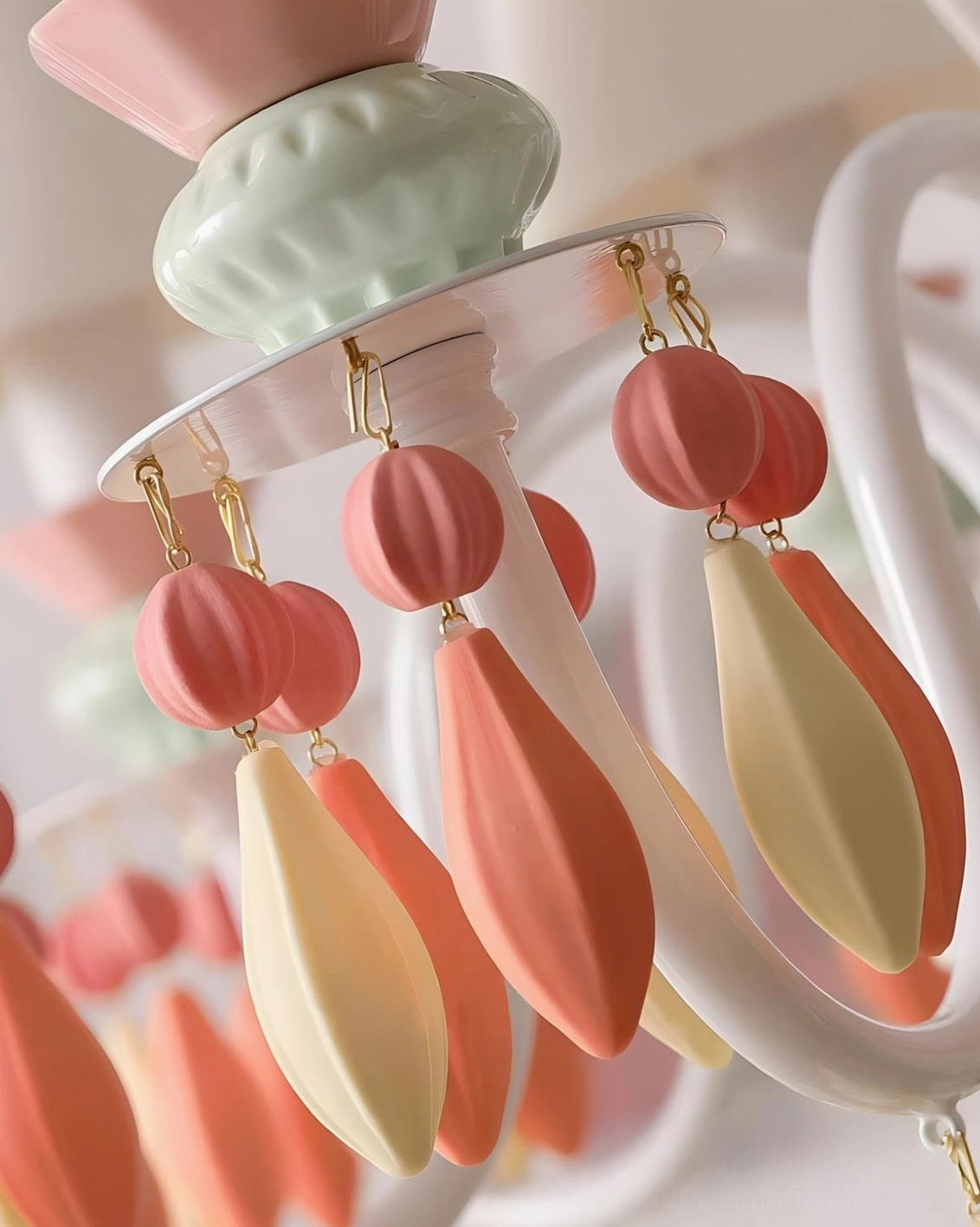 Cielora ceramic chandelier paired with interior decor showing styling and ambiance integration