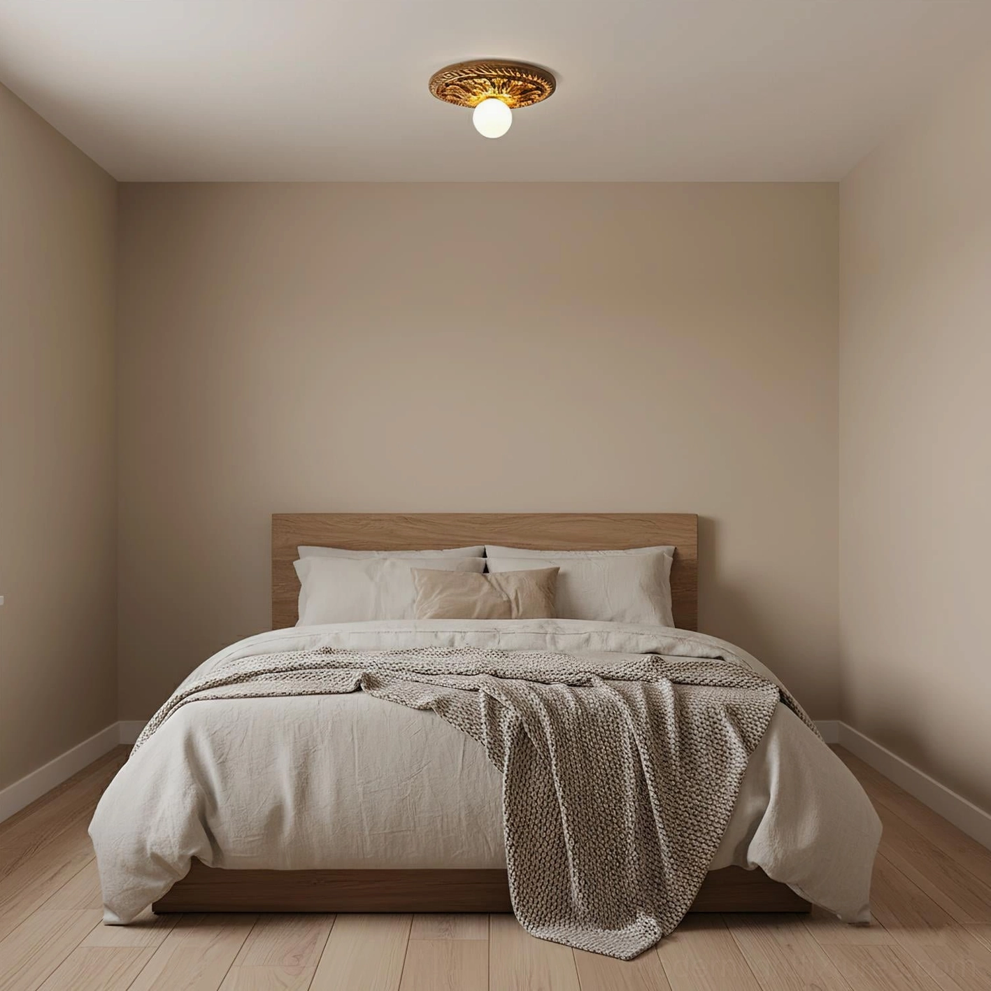 Circa embossed ceiling light fixture providing ambient illumination in classic eclectic interior