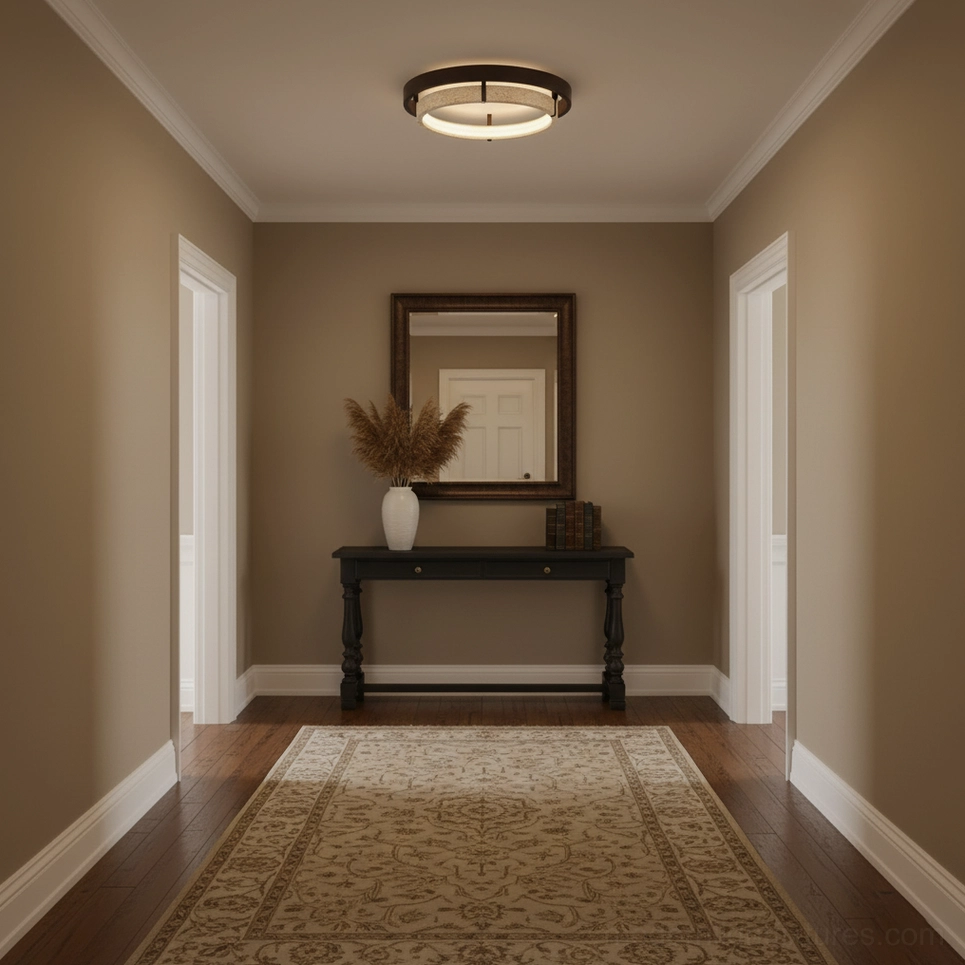 Cirvela ceiling light fixture, artistic view highlighting sculptural form and layered design composition