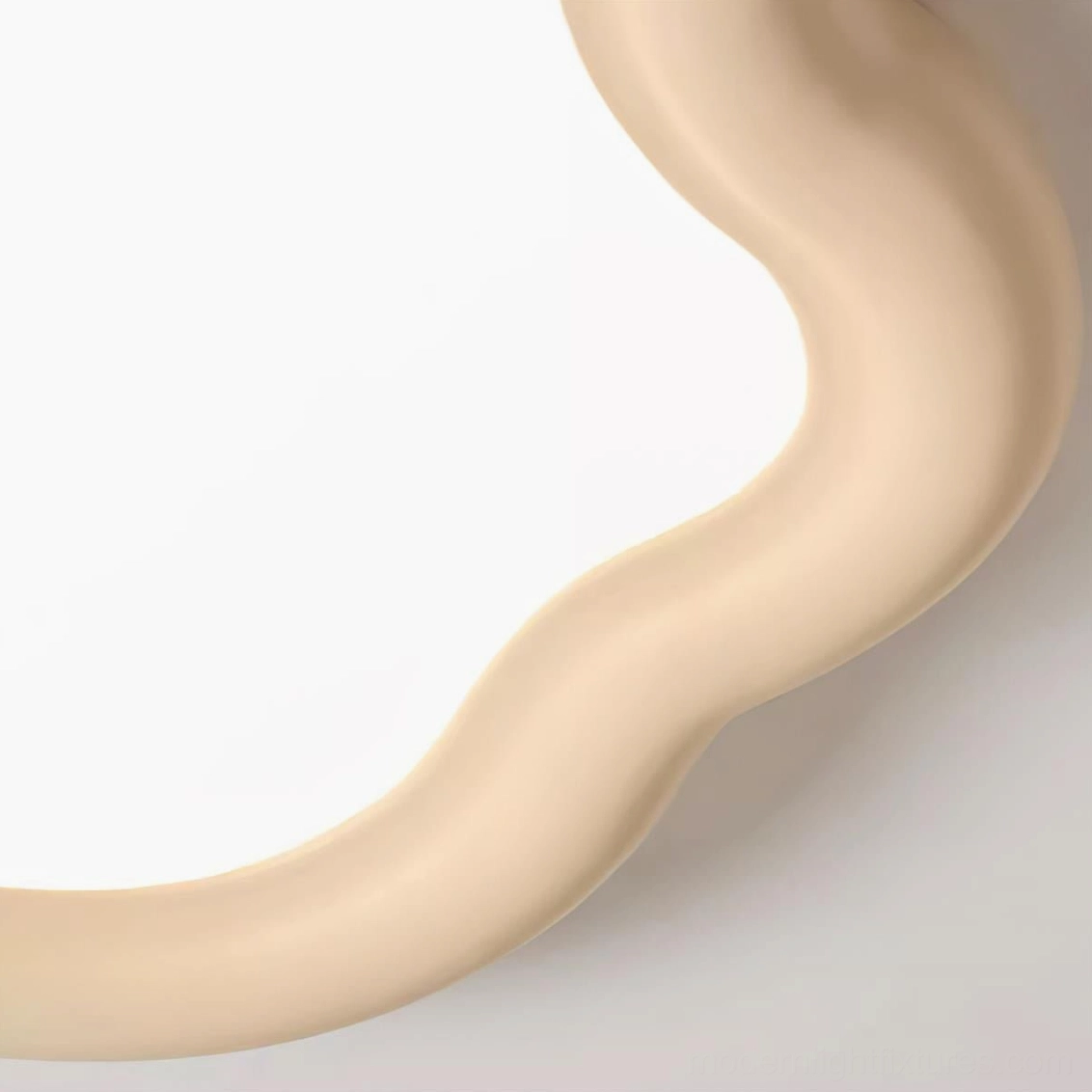 Modern cloud-shaped ceiling light warm white 3000K integrated LED damp-rated bathroom suitable fixture