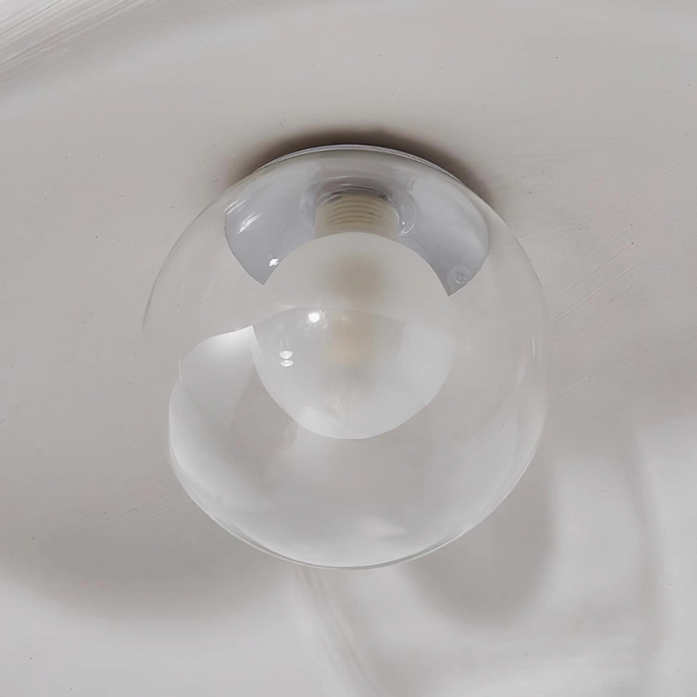 Monk Cloud Pendant Light - polystyrene and metal construction compatible with dimmer switches