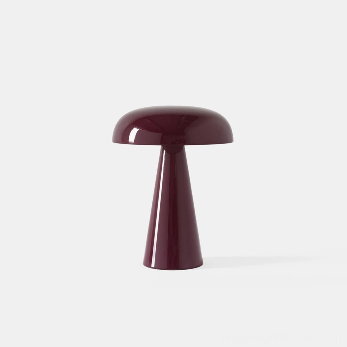 Como table lamp showing integrated non-replaceable LED 50000 hour sustainable lighting technology