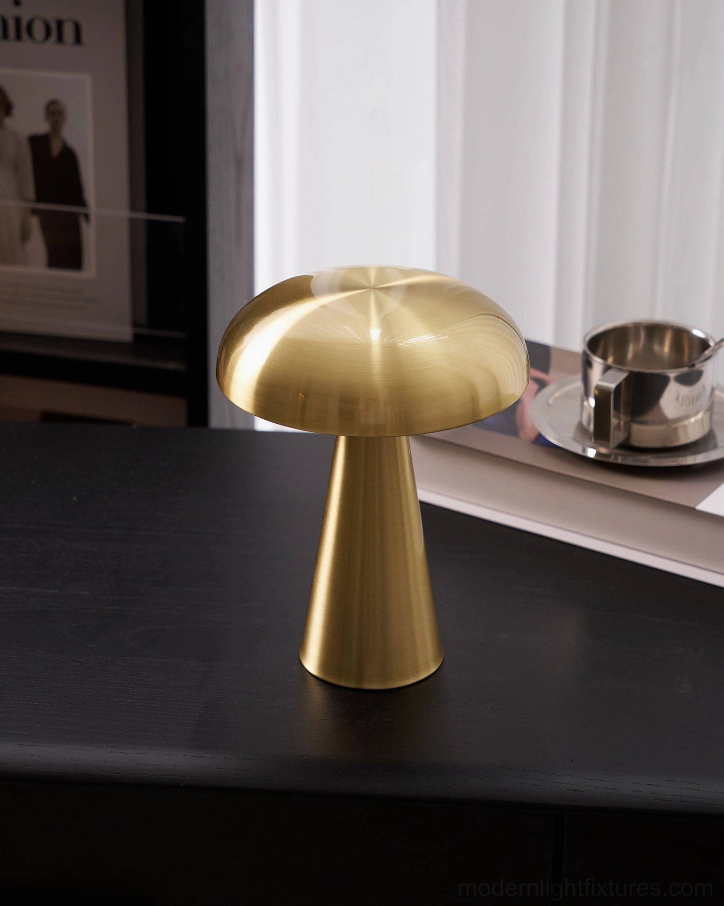 Como cordless table lamp touch base control invisible design tap cycle color temperature