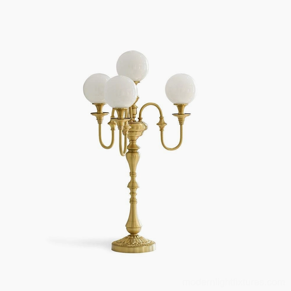 Single-head Beatty brass table lamp compact design for bedroom nightstand lighting