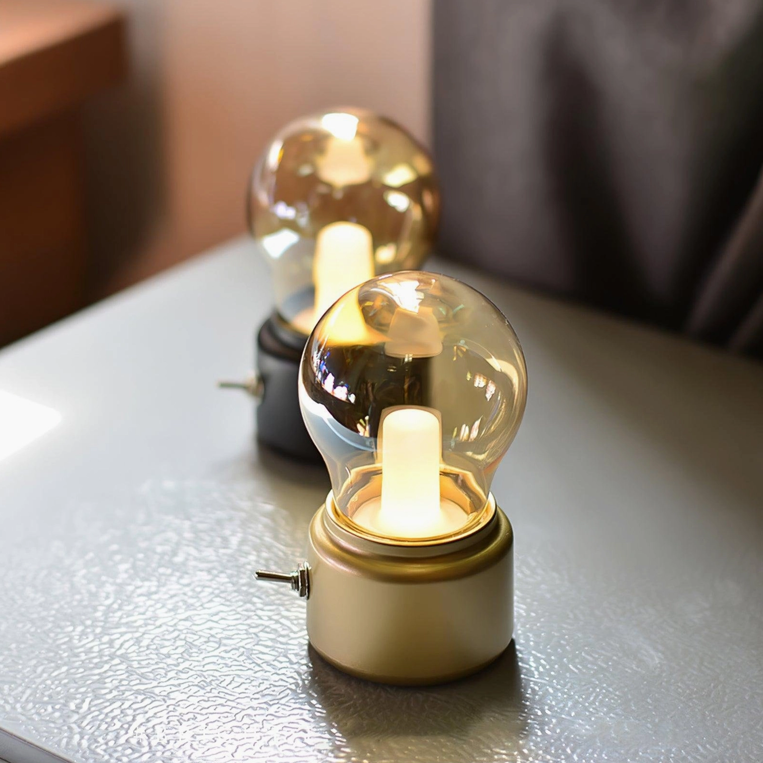 Compact bulb lamp with integrated LED non-replaceable long lasting performance