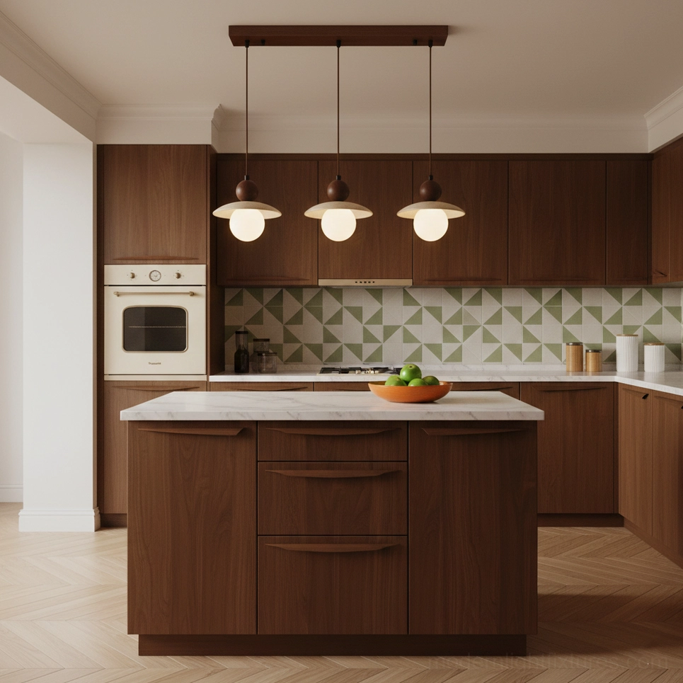 Compact dome travertine pendant light 18cm diameter warm lighting hallway accent fixture