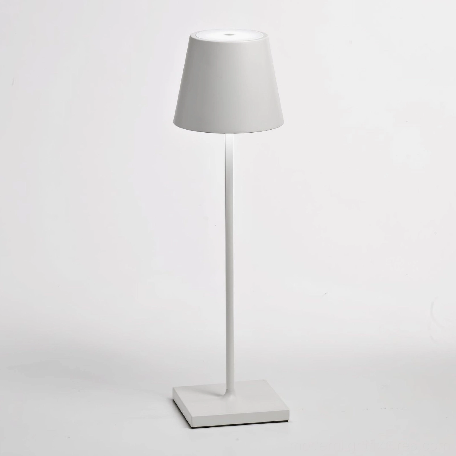 Contemporary table lamp 11cm base diameter 38cm height compact design