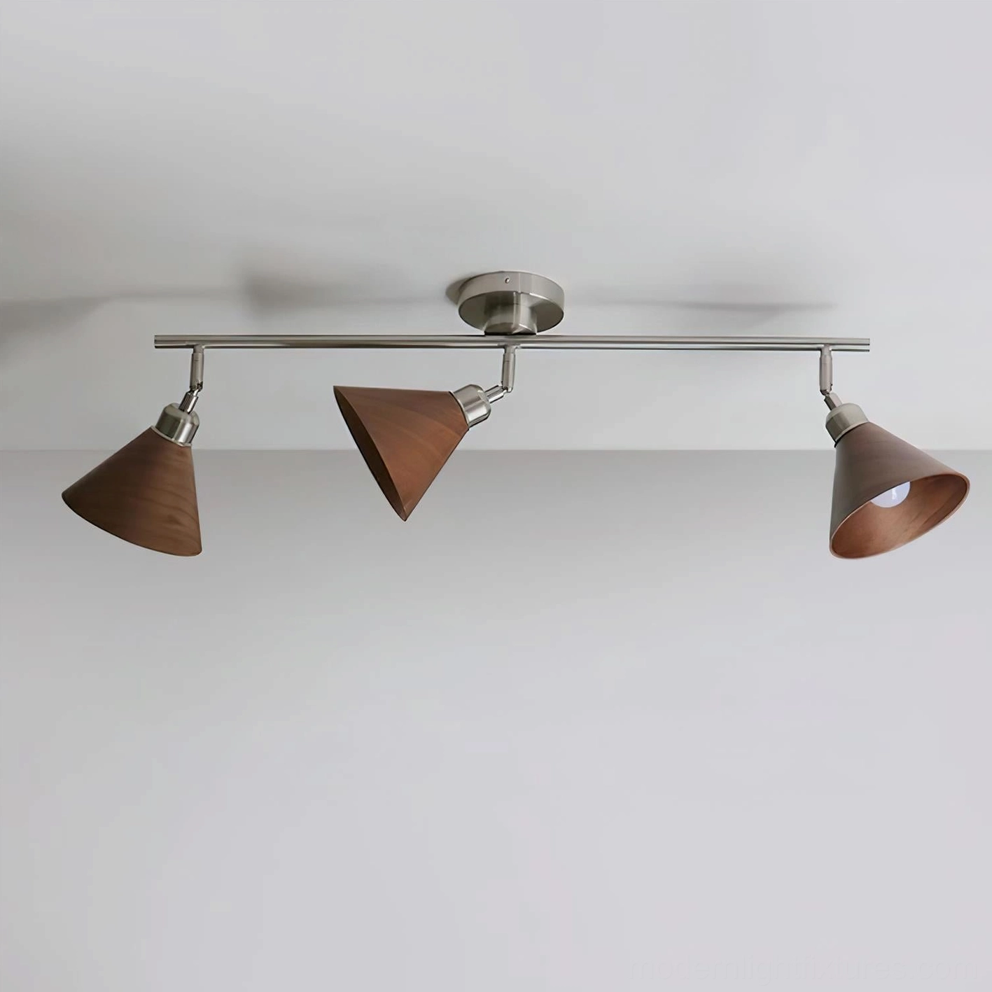 Conistra 3-light track ceiling fixture product showcase highlighting modern minimalist design and multiple finish options