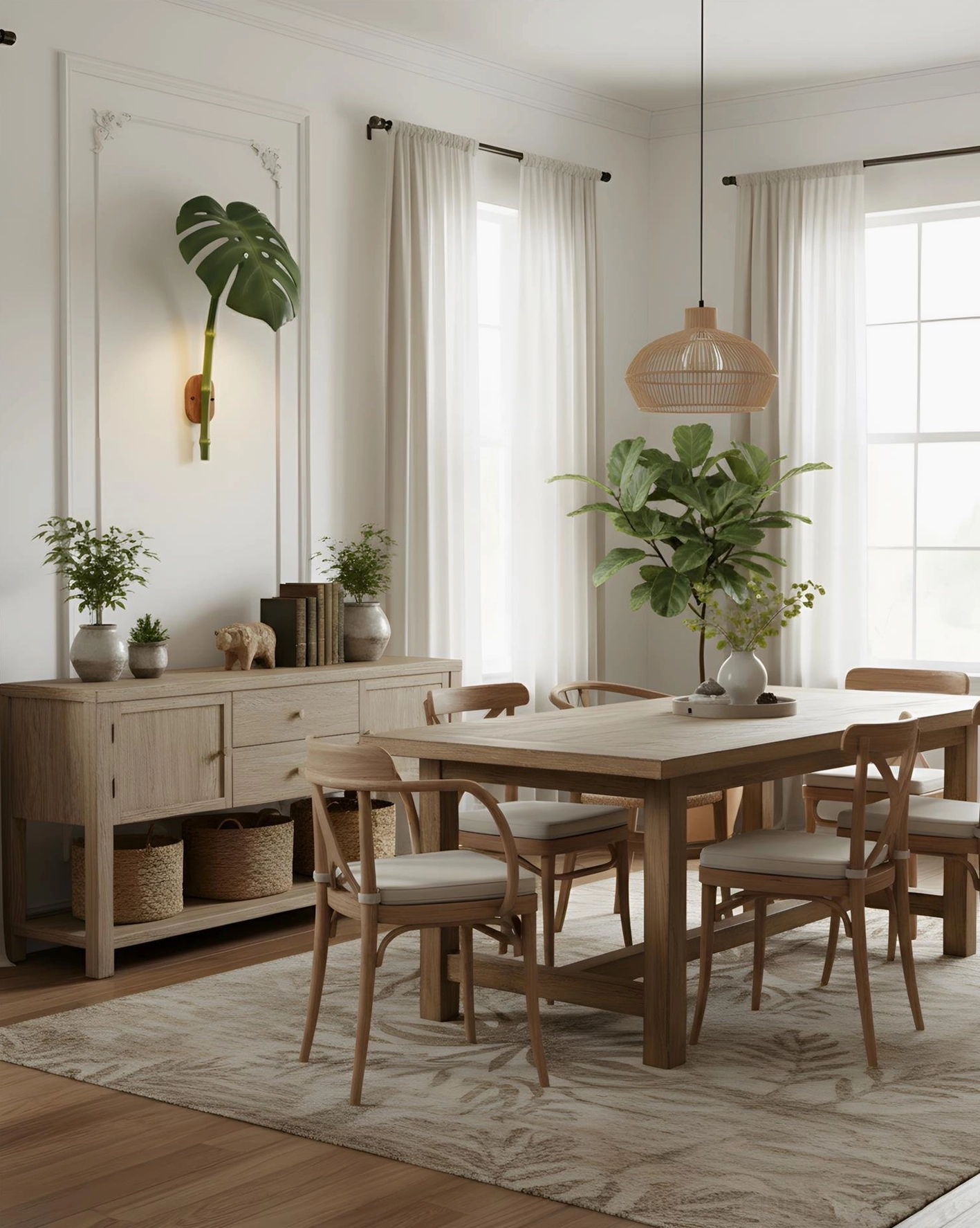 Contemporary botanical wall light fixture with organic leaf silhouette and mounting hardware